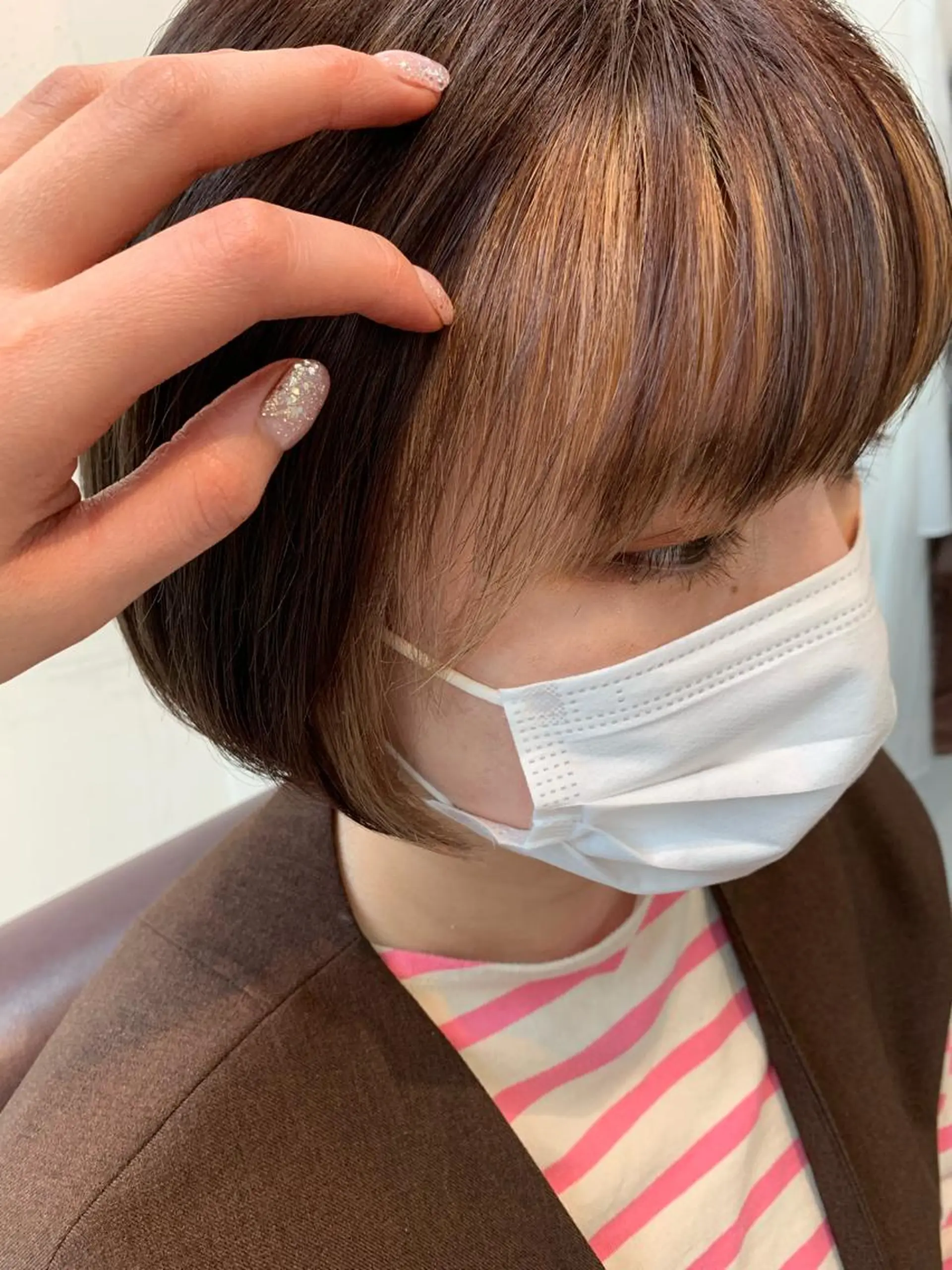 ミディアム カラー ヘアカラー I’ve所属・💘大人可愛く💘 Natsuki❥❥❥のヘアスタイル