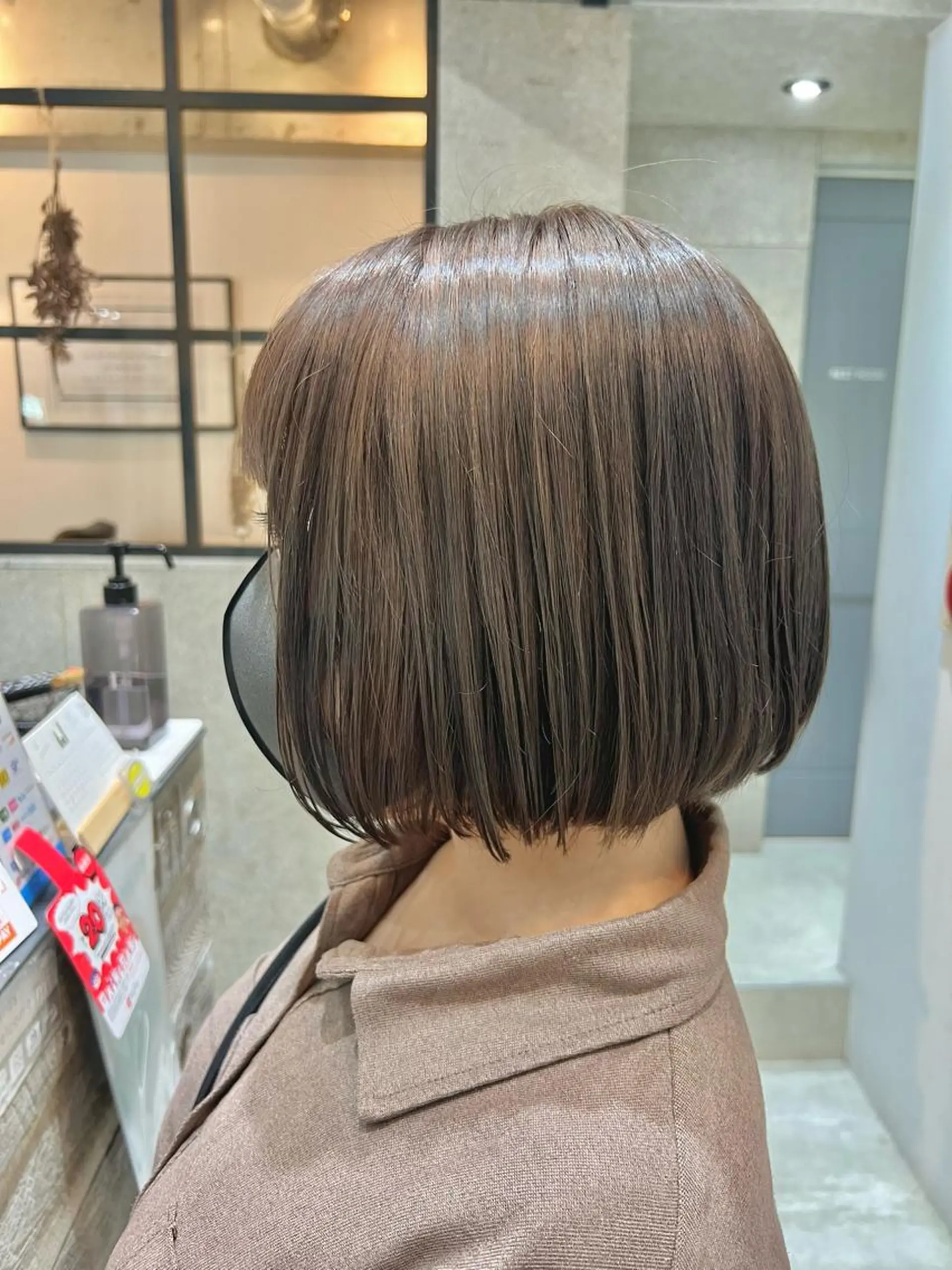 ミディアム カラー ベージュカラー ブリーチ ラベンダーカラー 縮毛矯正 トリートメント 🌿ニュアンスヘア 🌿福田沙也加のヘアスタイル