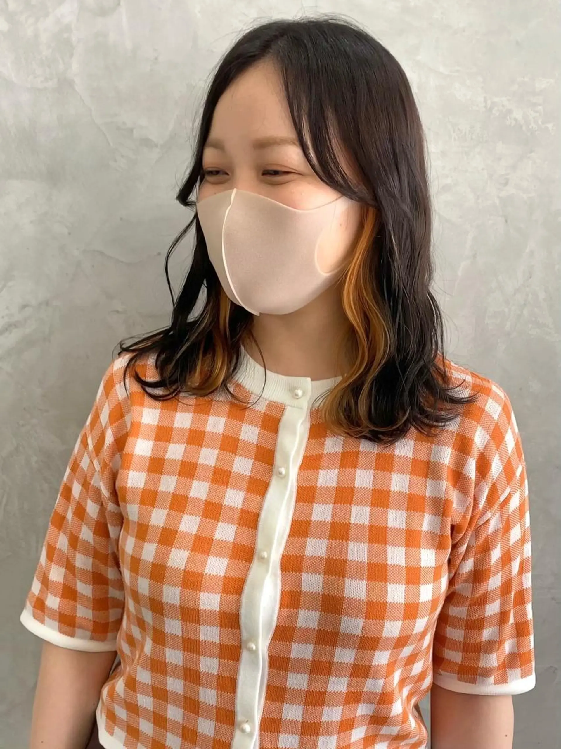 カラー fudge所属・MaisonHALU 松浦光咲のヘアスタイル