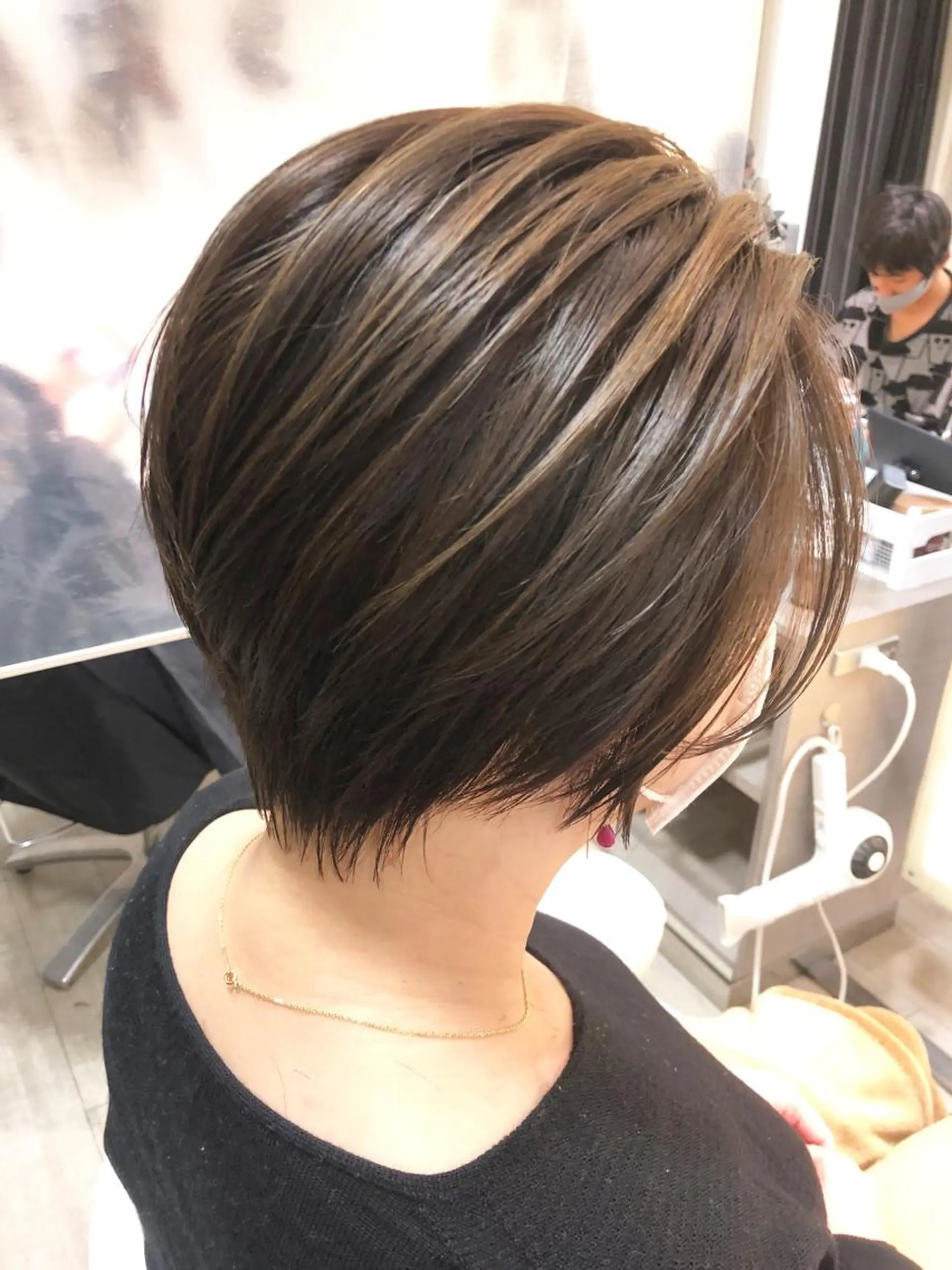 ショート ハイライト ショートヘア ブリーチ/髪質改善 NYNY大久保のヘアスタイル