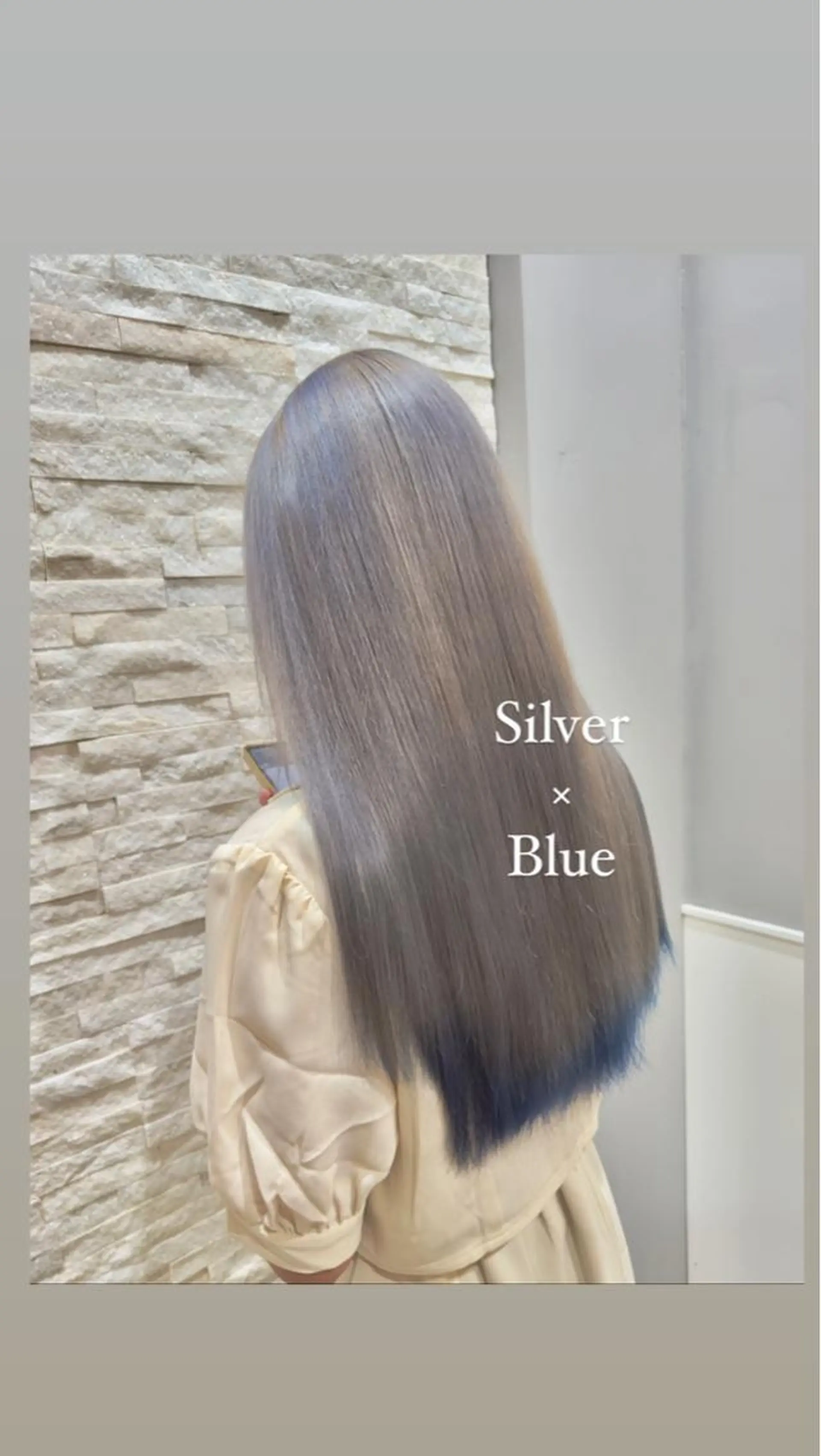 ロング カラー デザインカラー ハイトーンカラー ヘアカラー miloc那覇 MIKUのヘアスタイル