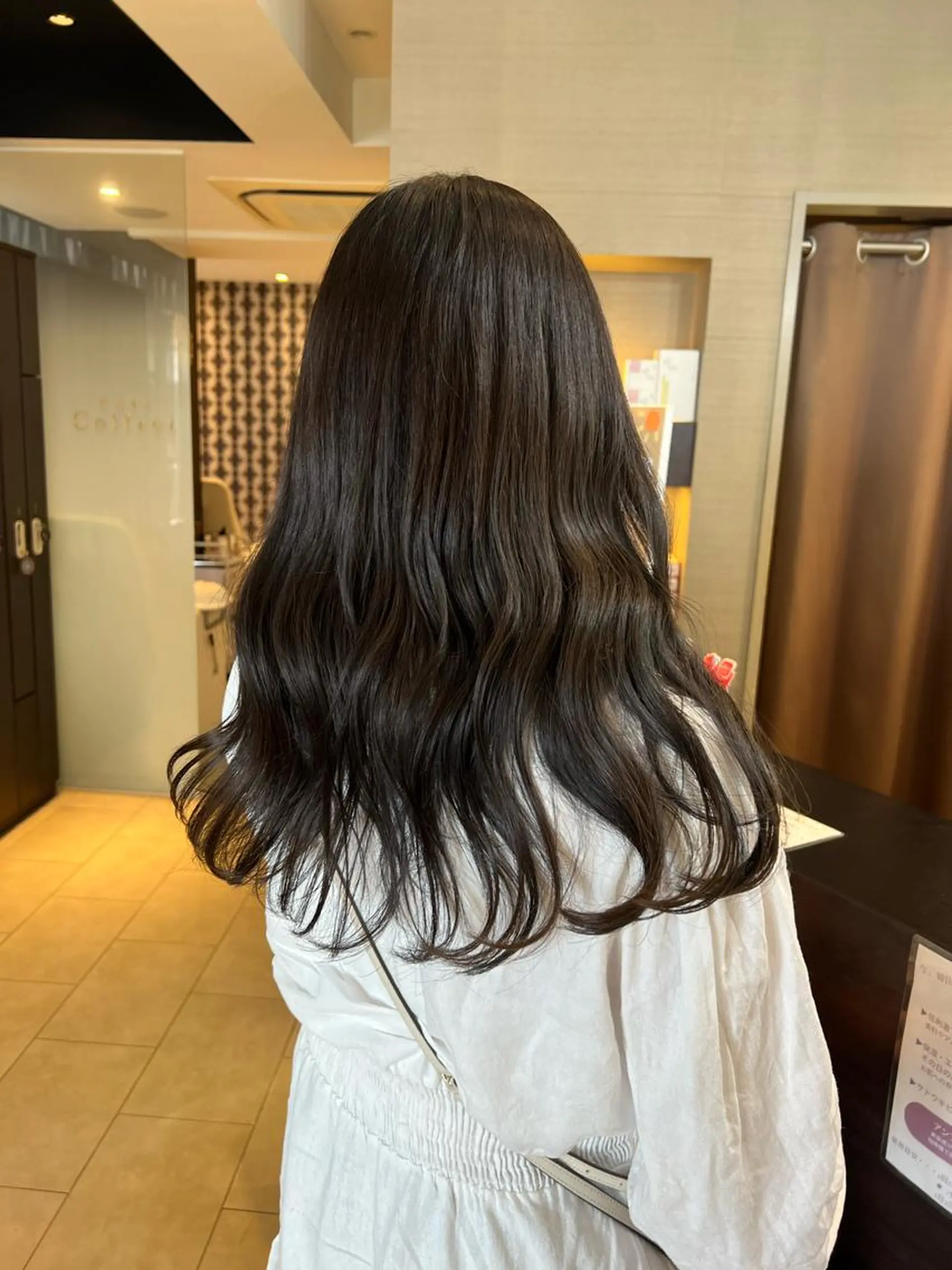 ロング カラー カット ヘアカラー トリートメント 田中 月菜のヘアスタイル