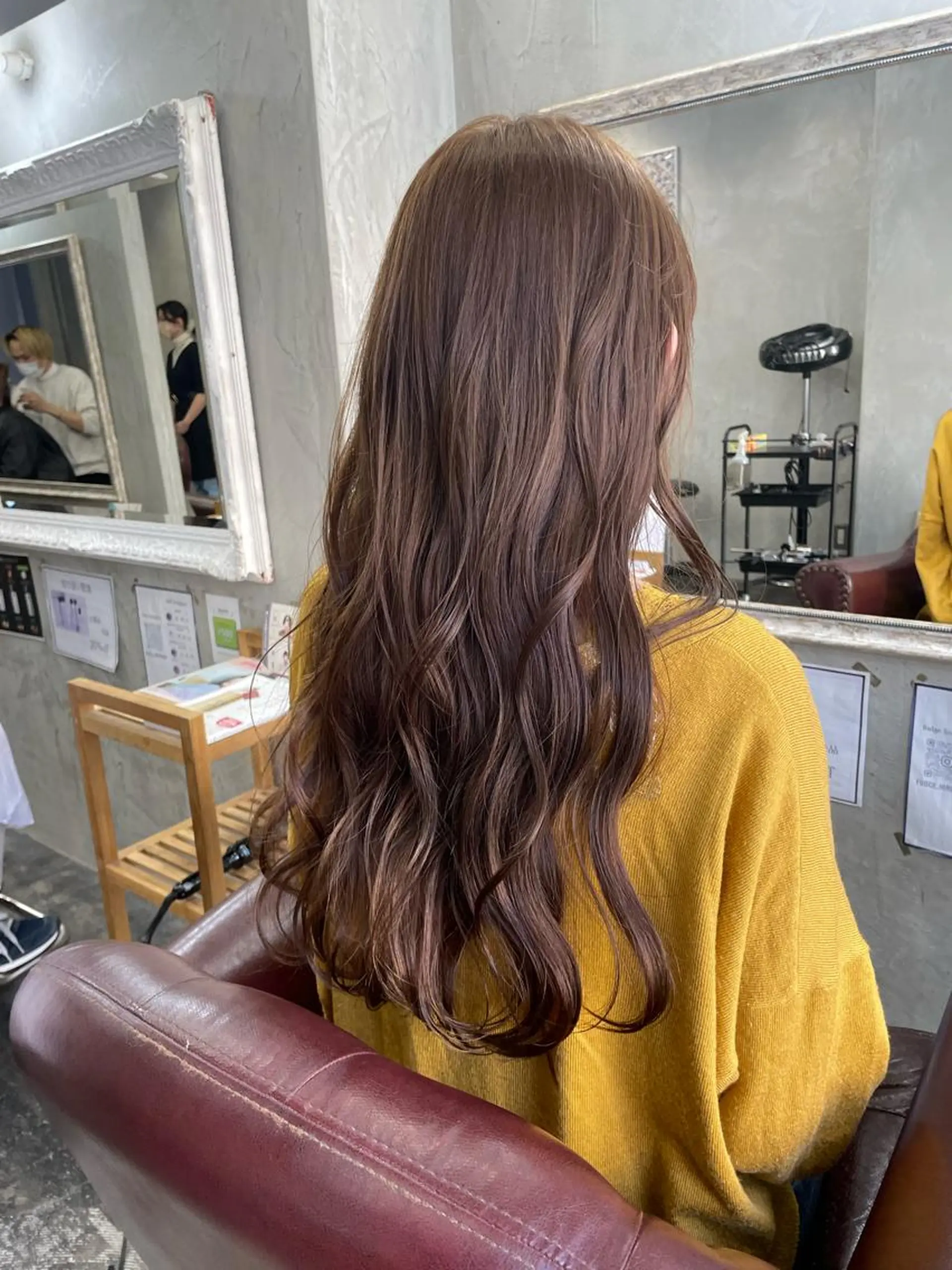 カラー fudge所属・MaisonHALU 松浦光咲のヘアスタイル