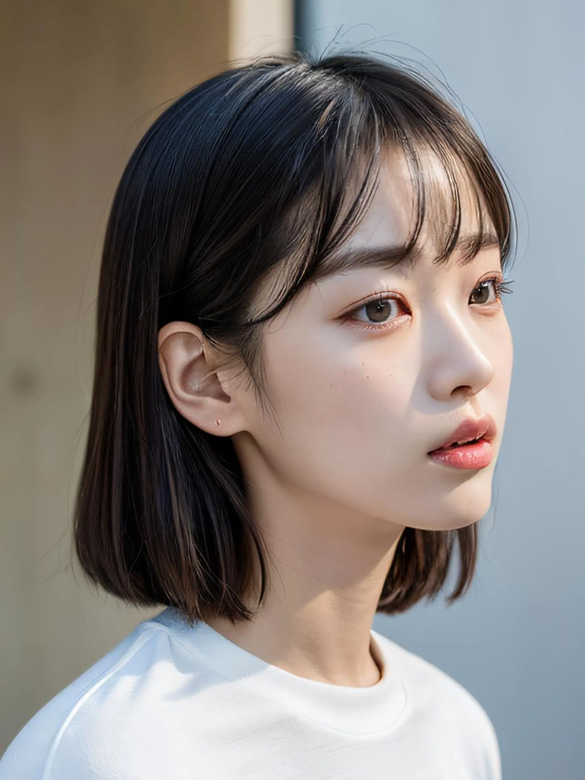 ミディアム ☆Lotus船橋店 ヒヤマ　サキ　☆のヘアスタイル