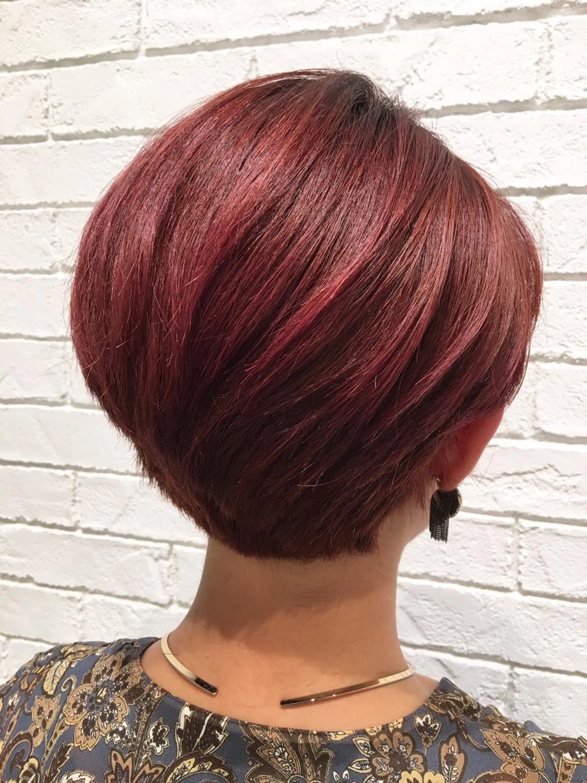 ショート 外国人風カラー ハイライト 小澤大輔 YOLO hairのヘアスタイル