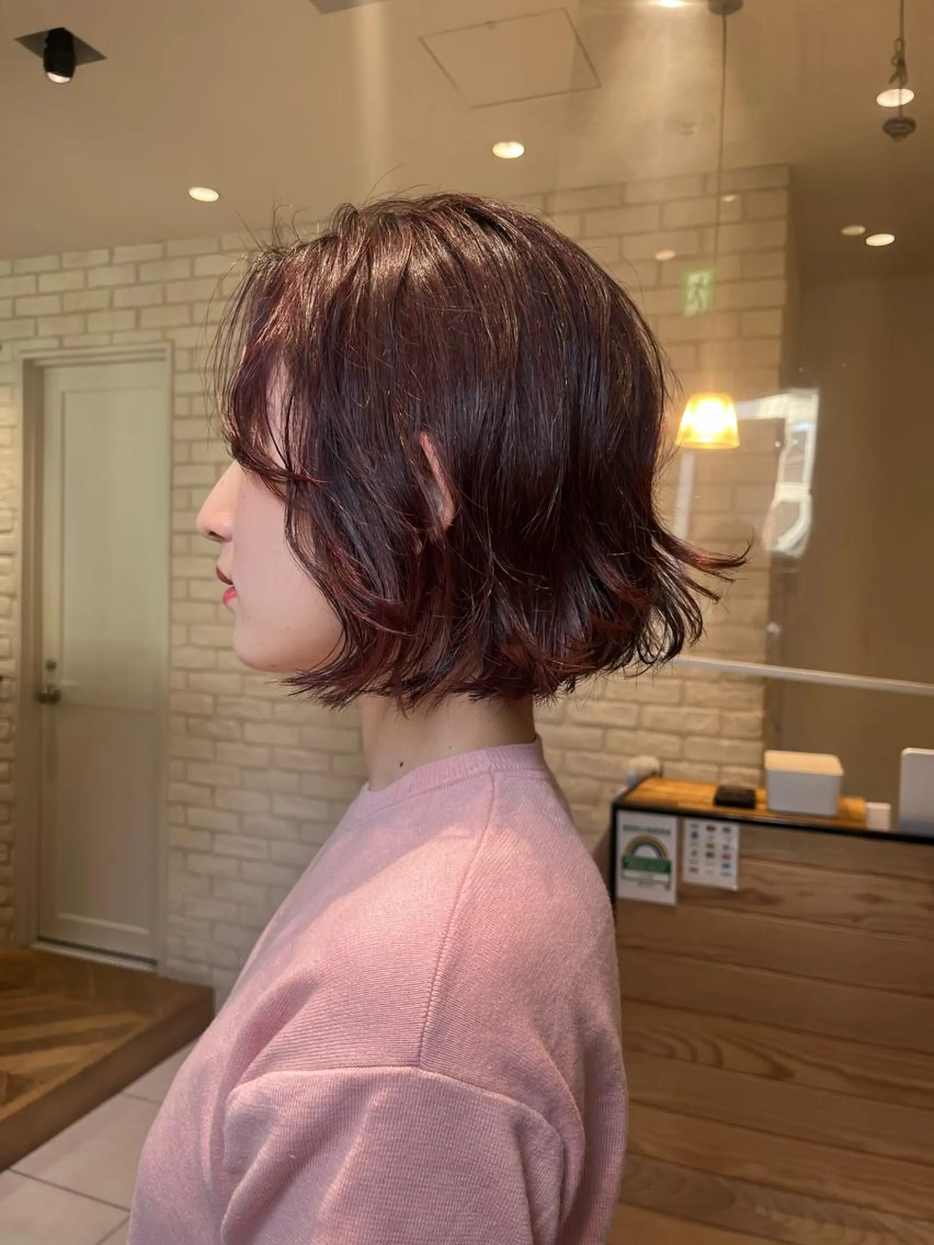 ミディアム カラー ヘアカラー Sozo hair&make所属・武樋 さやかのヘアスタイル