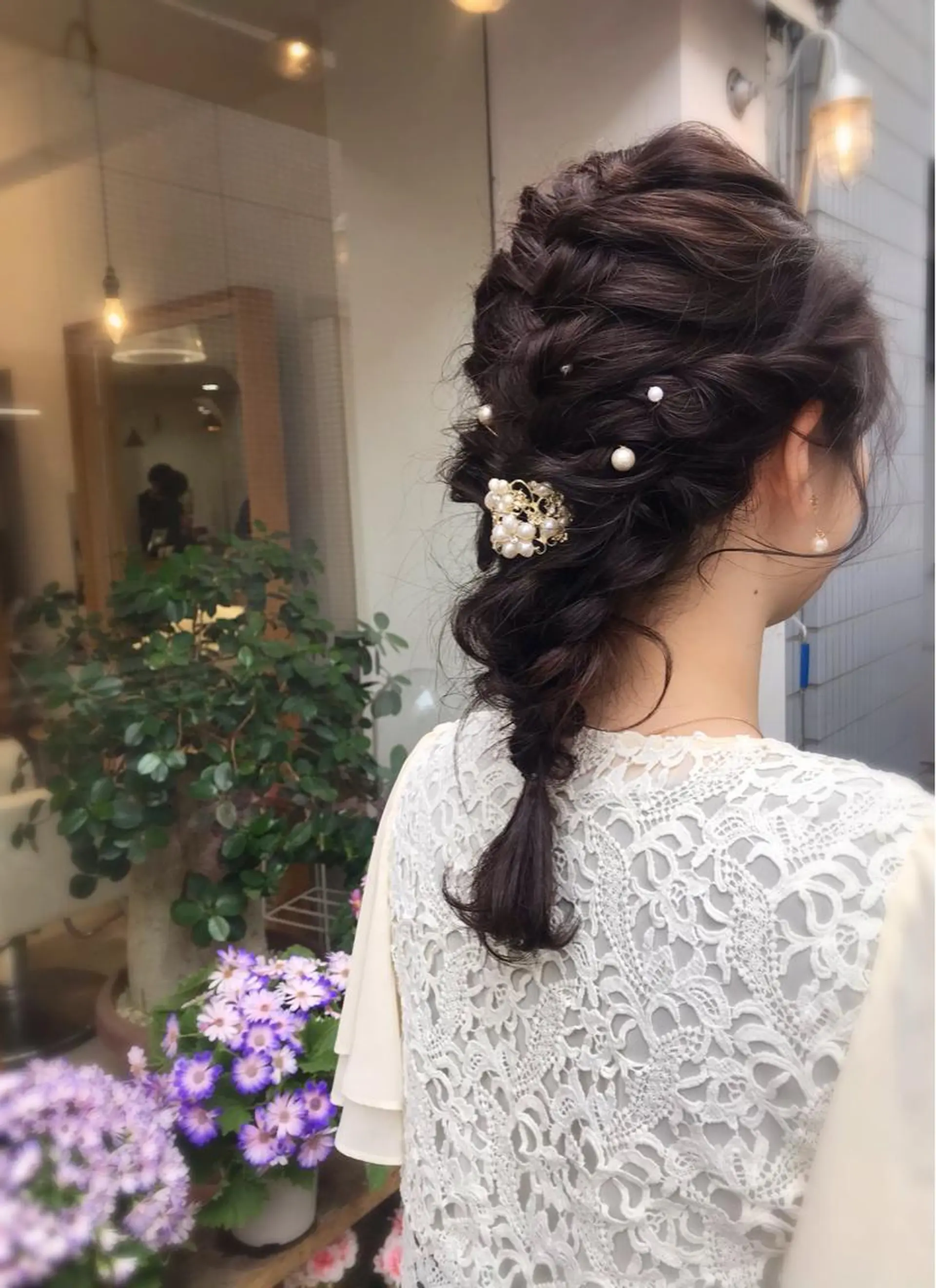 ヘアアレンジ ヘアセット 野間 ふみよのマツエク・マツパデザイン