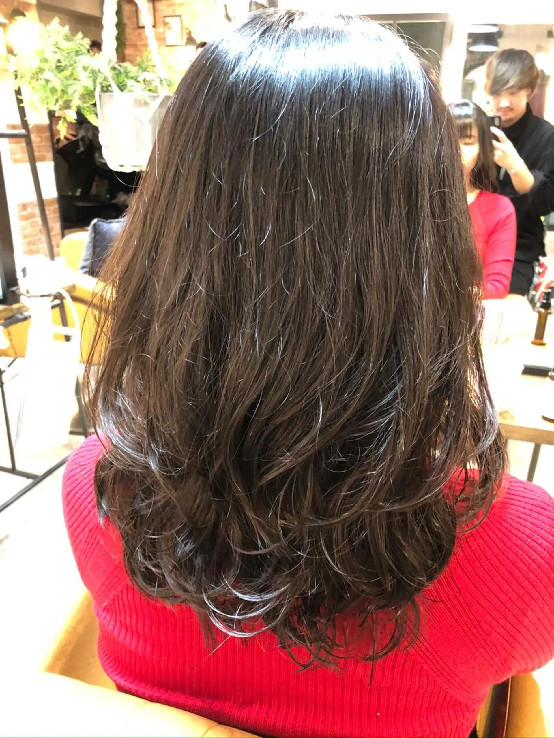 セミロング 【店長】ボブ縮毛矯正 リピートNo.1米倉のヘアスタイル