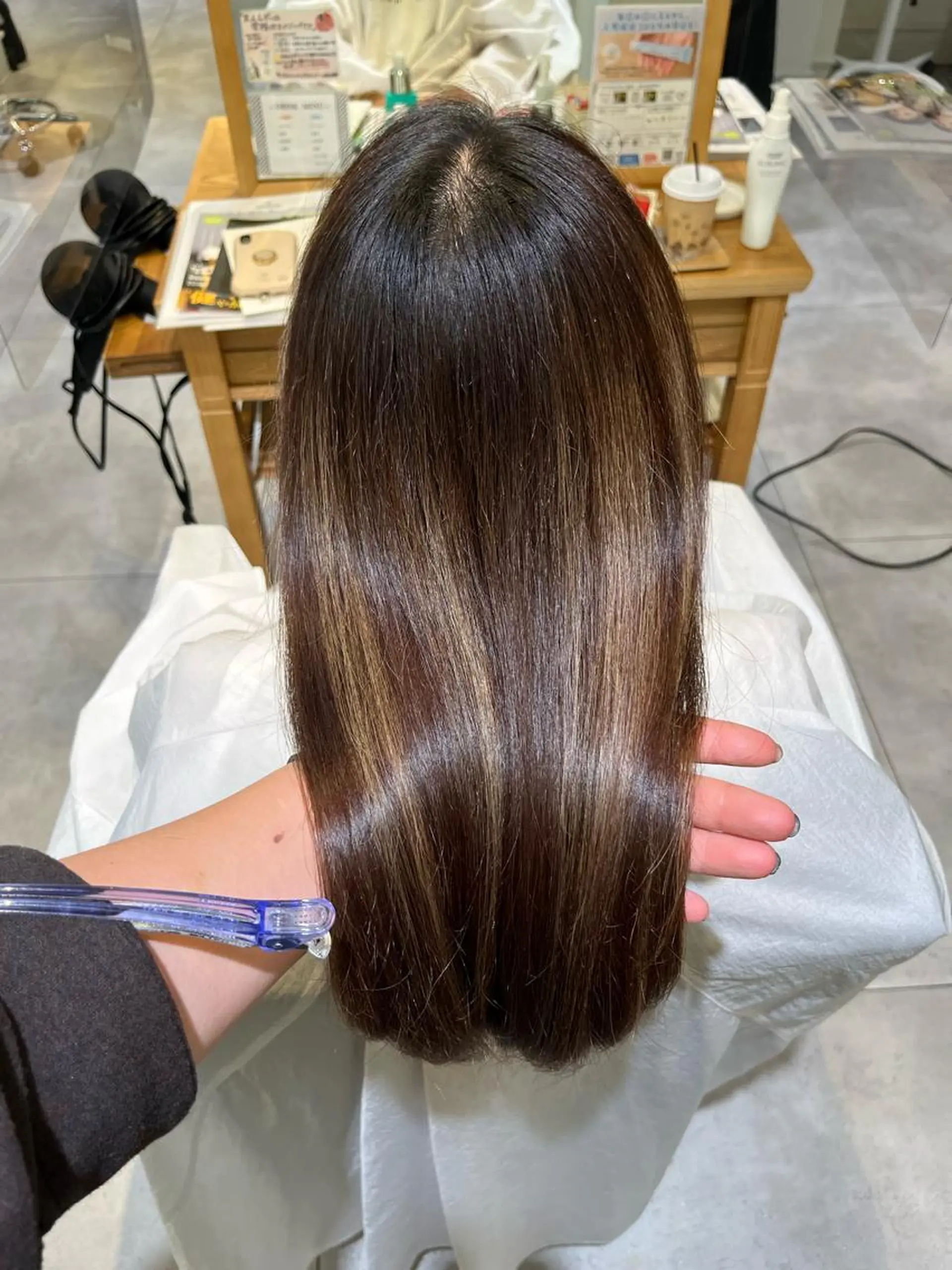 セミロング ショートボブ ボブ くびれヘア 髪質改善 トリートメント カット トリートメント BLENDby happiness所属・KAORU/絹髪 /髪質改善/奈良のヘアスタイル