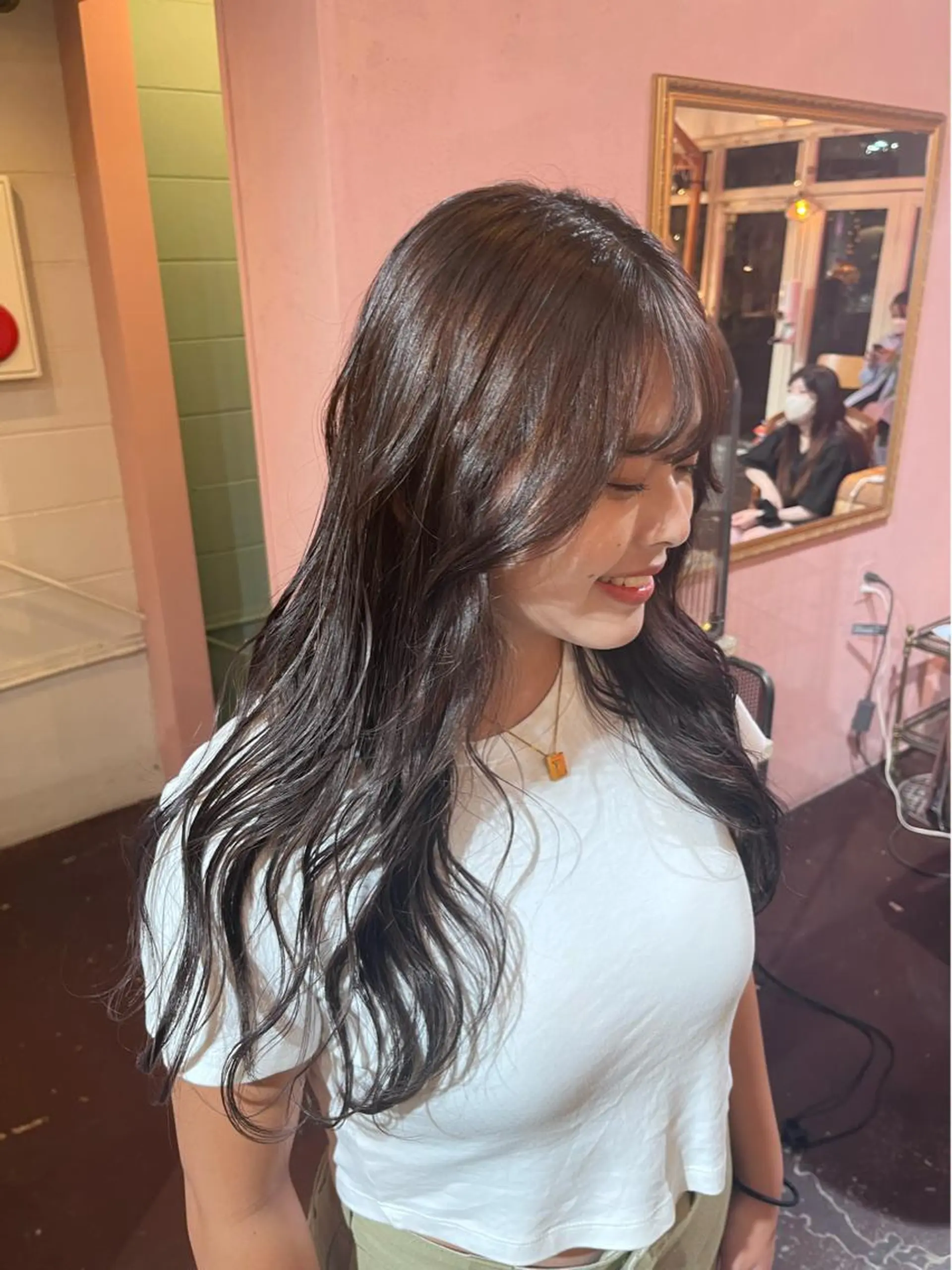 ロング chikashitsu所属・Junmi/ﾁｶｼﾂ /堀江のヘアスタイル