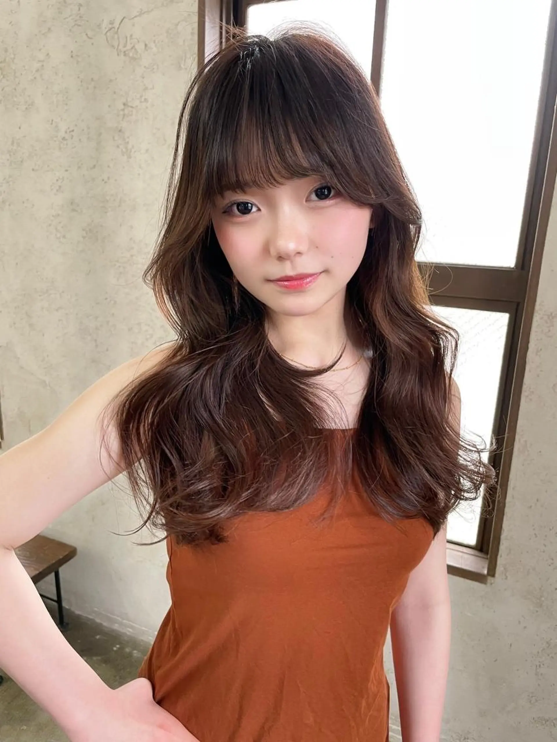 ミディアム カット ヘアカラー ✨🍀岩崎 唯🍀✨のヘアスタイル