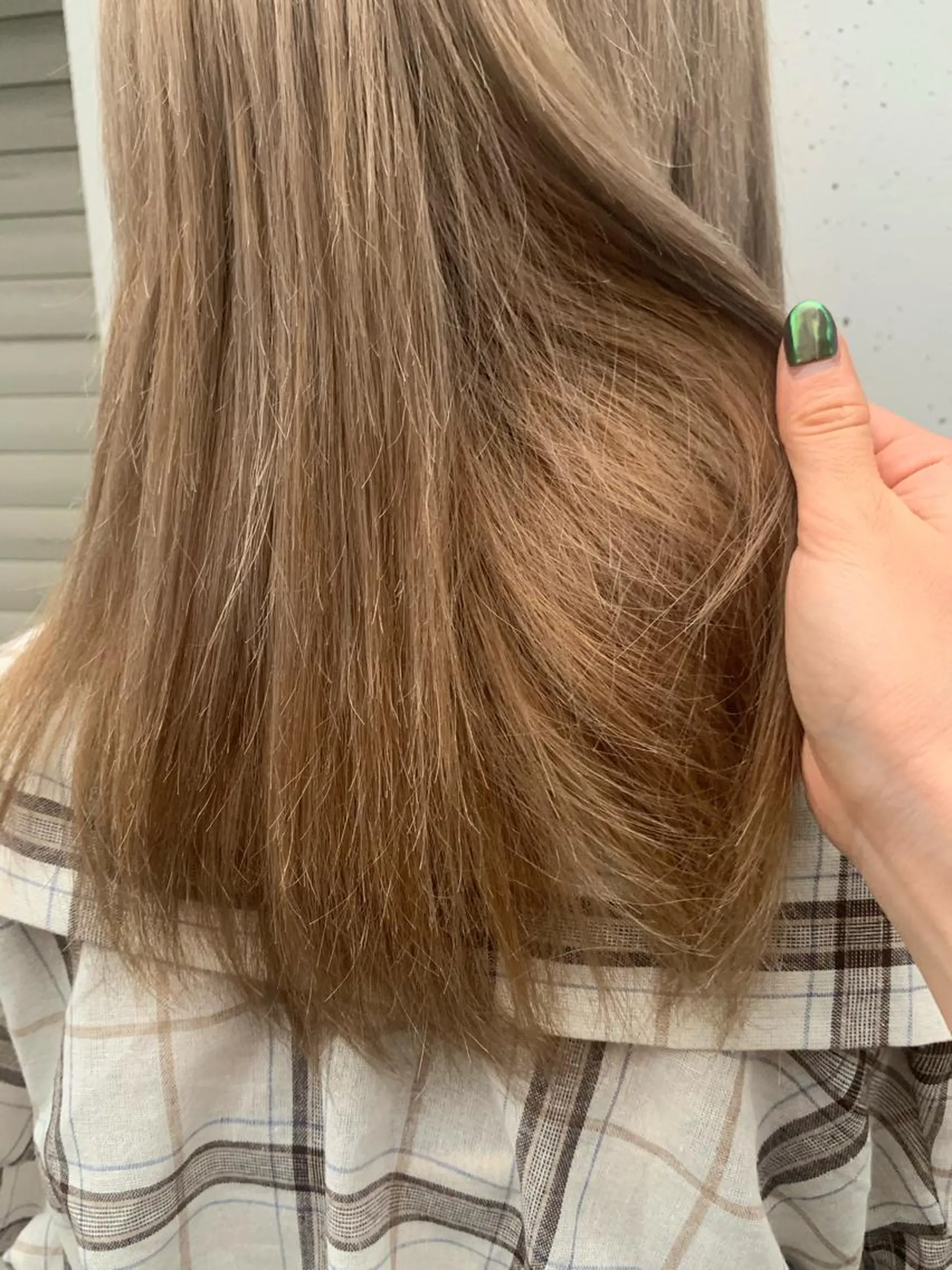 セミロング 似合わせカラー🫶 小川千波のヘアスタイル