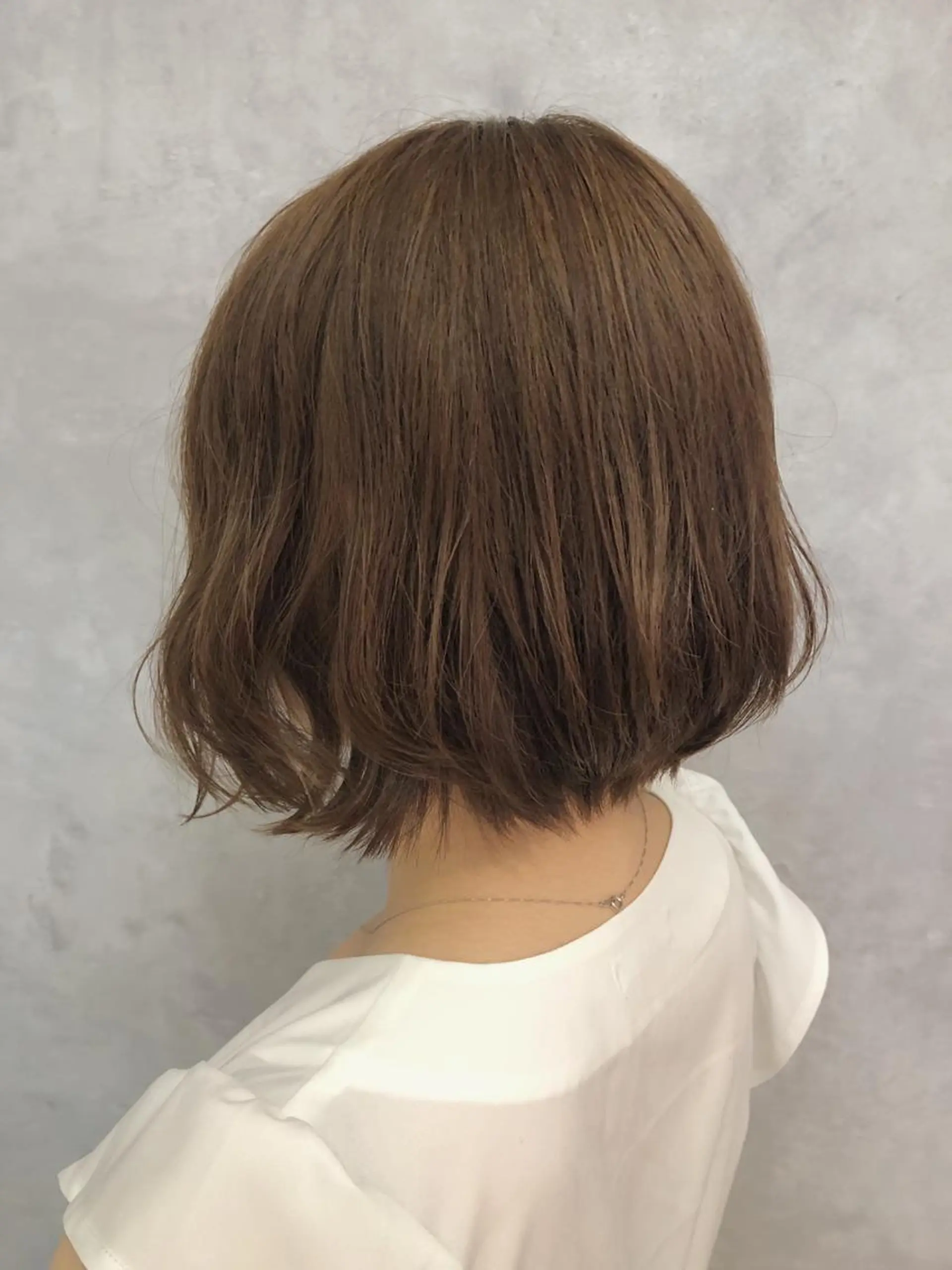 ミディアム カラー カット ヘアカラー トリートメント 五月女 隼人のヘアスタイル