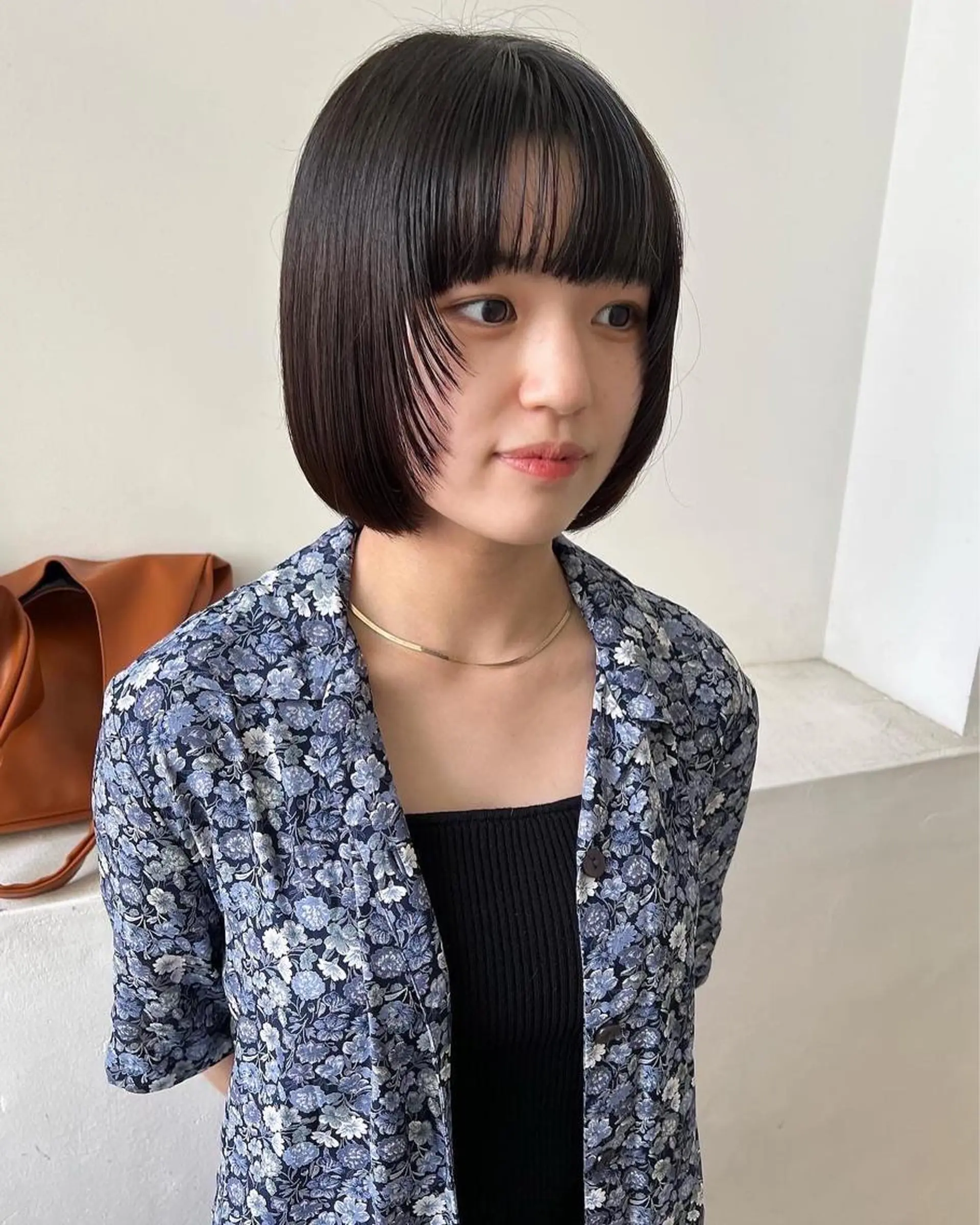 ショート ボブ 顔周りカット 顔周りカット/透明感 カラー✂️MEIのヘアスタイル