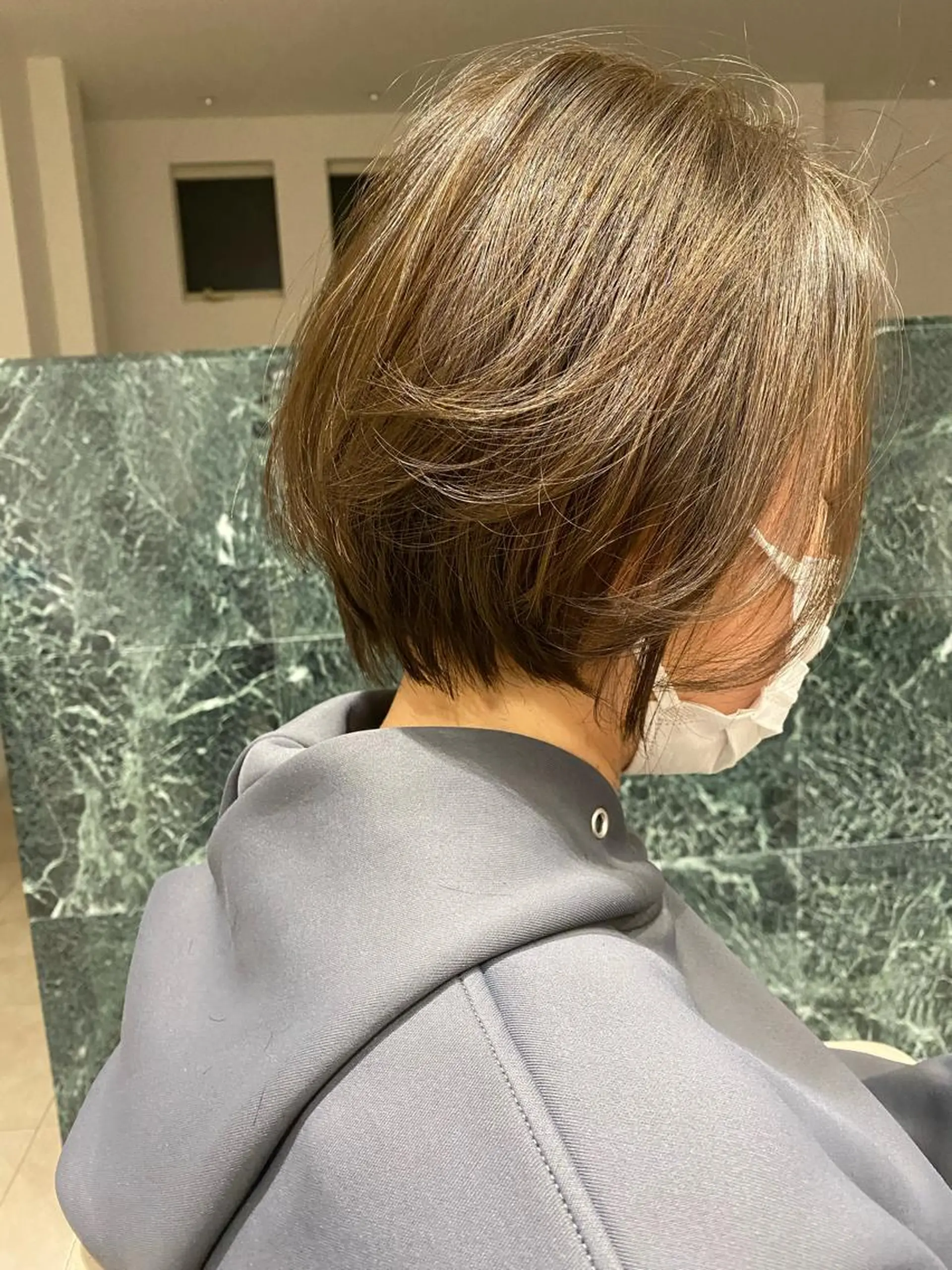 ショート 髪質改善 トリートメント タナカ レイヤのヘアスタイル