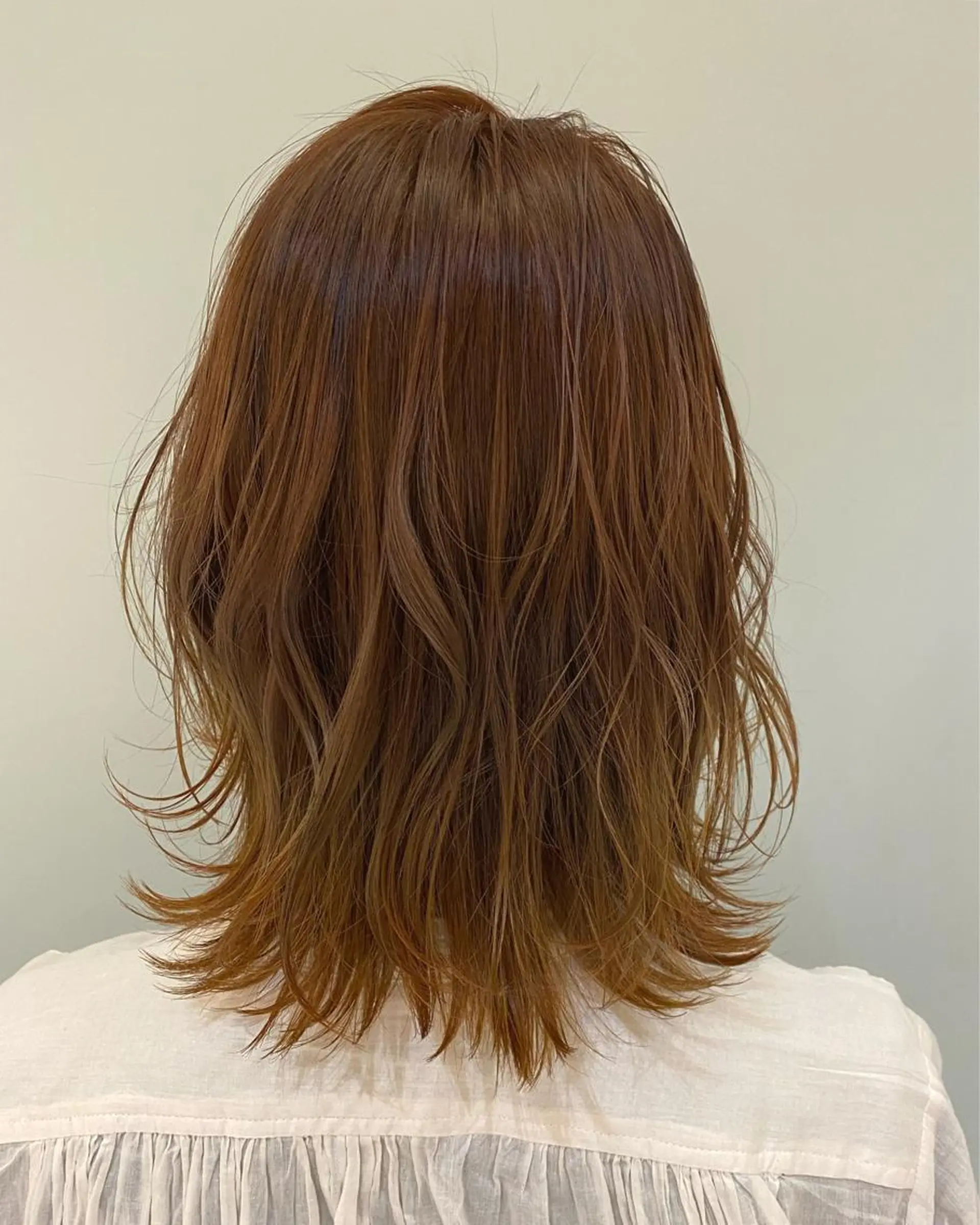 ミディアム 透明感カラー・ 髪質改善🩵イケダのヘアスタイル