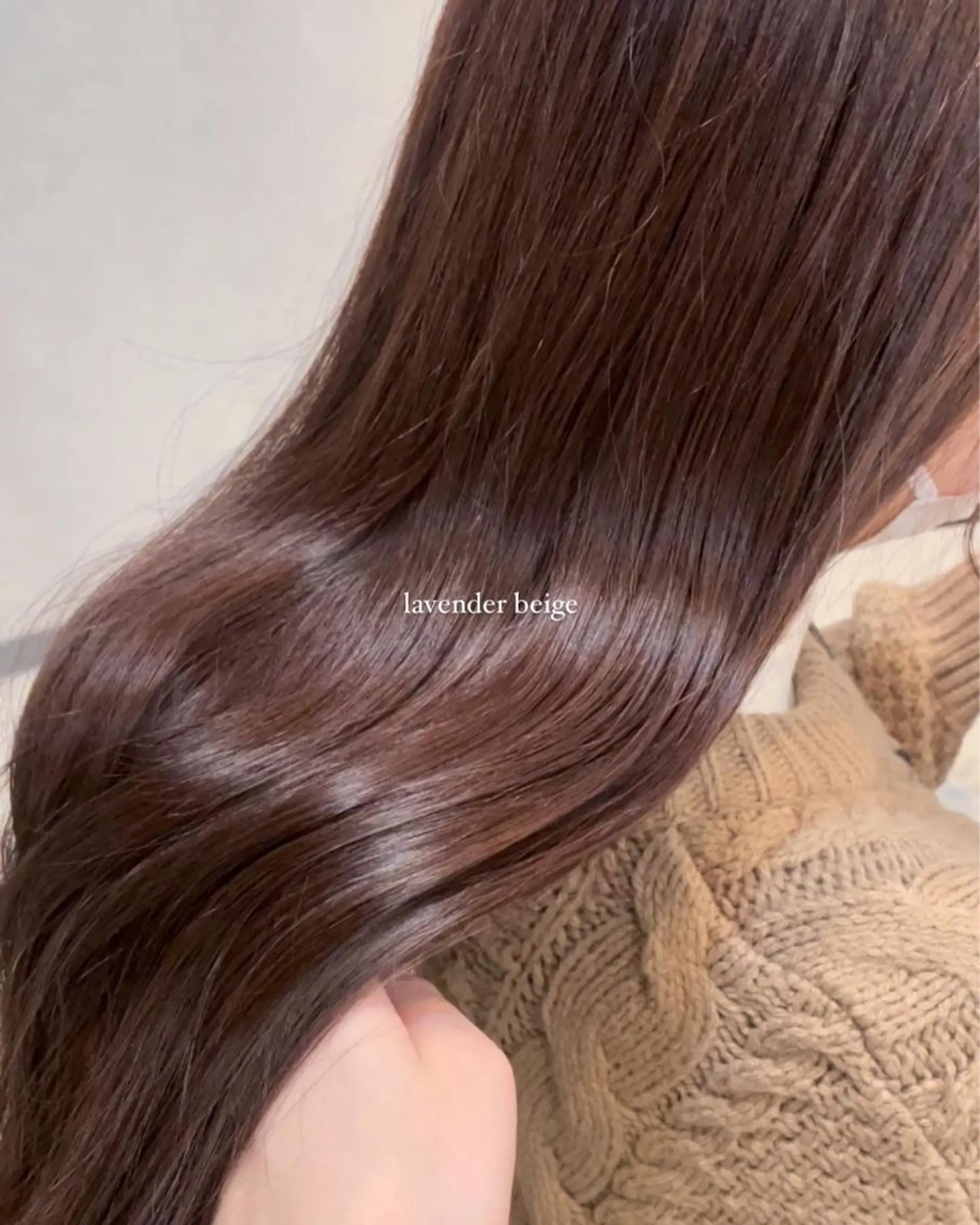 セミロング カラー ベージュカラー トリートメント 𐙚mareka/ 顔周り/透明感ｶﾗｰのヘアスタイル