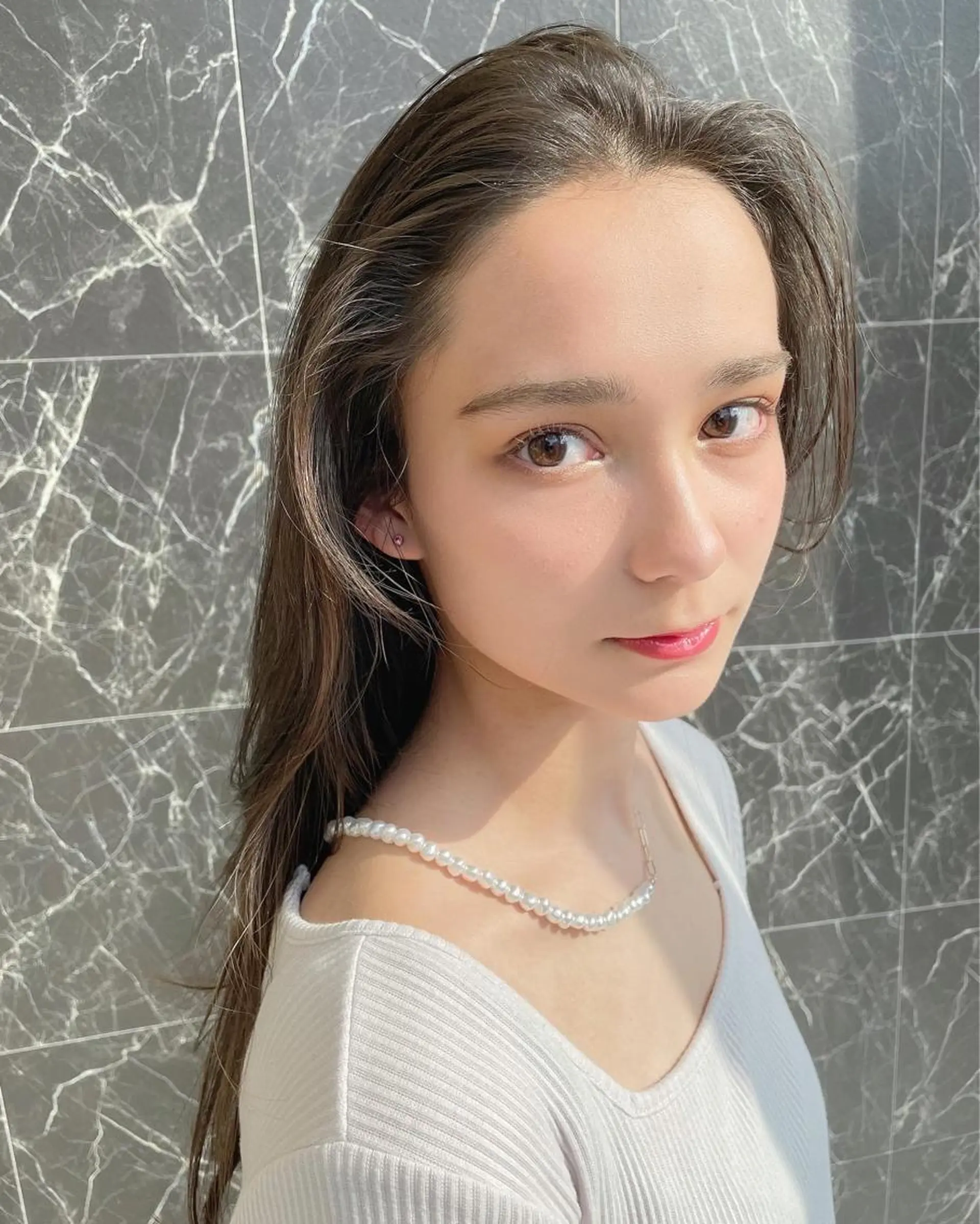 ロング カラー カット ヘアカラー トリートメント チダアキフミ Ash大森のヘアスタイル
