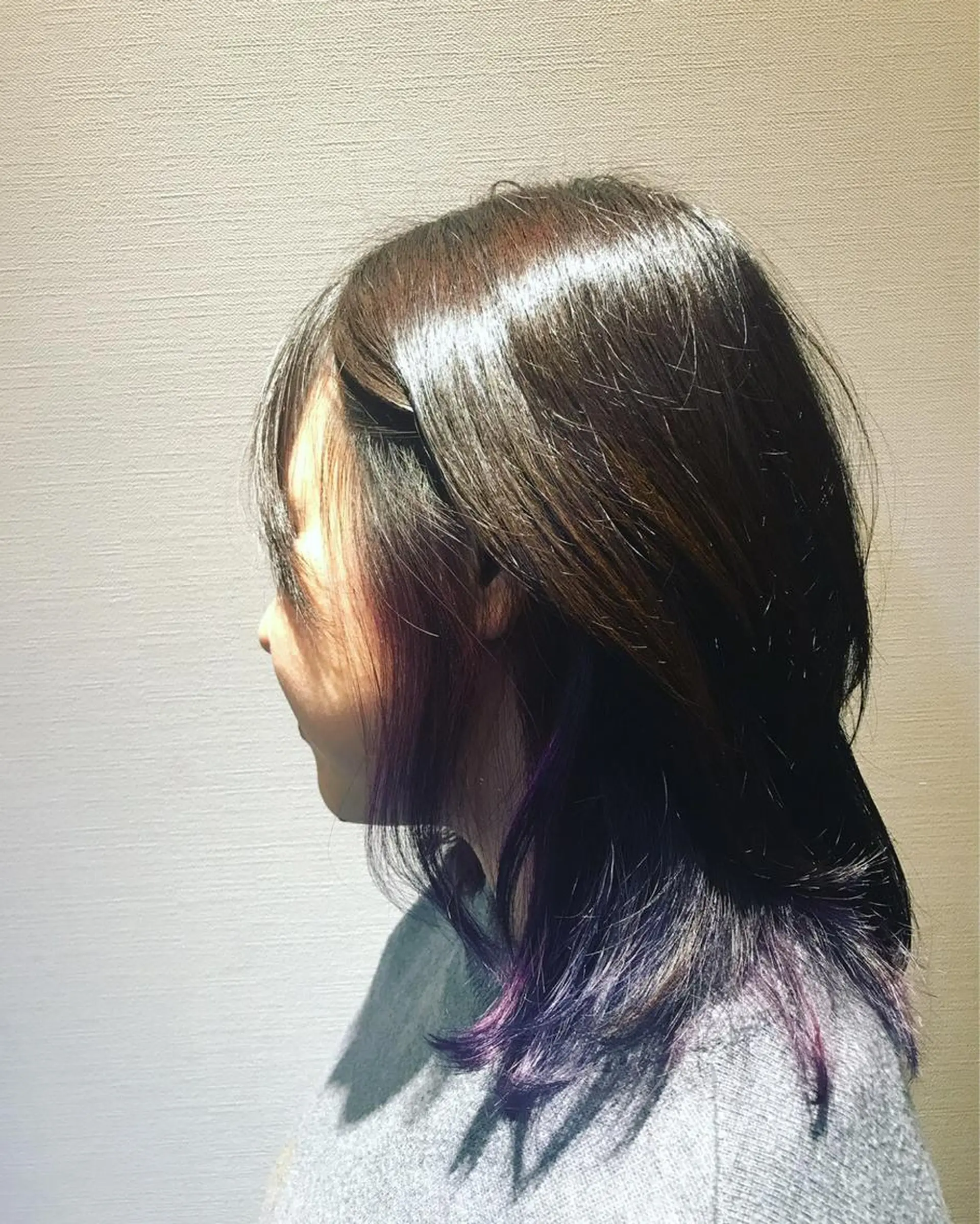 セミロング カラー 小林 由里香のヘアスタイル