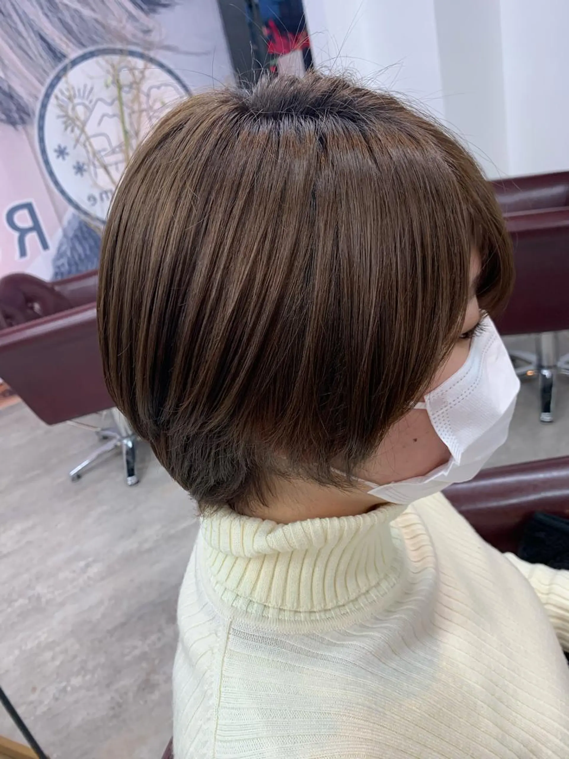 ショート カット 縮毛矯正 🍓若山　未羽🍓 ReCharme新保のヘアスタイル
