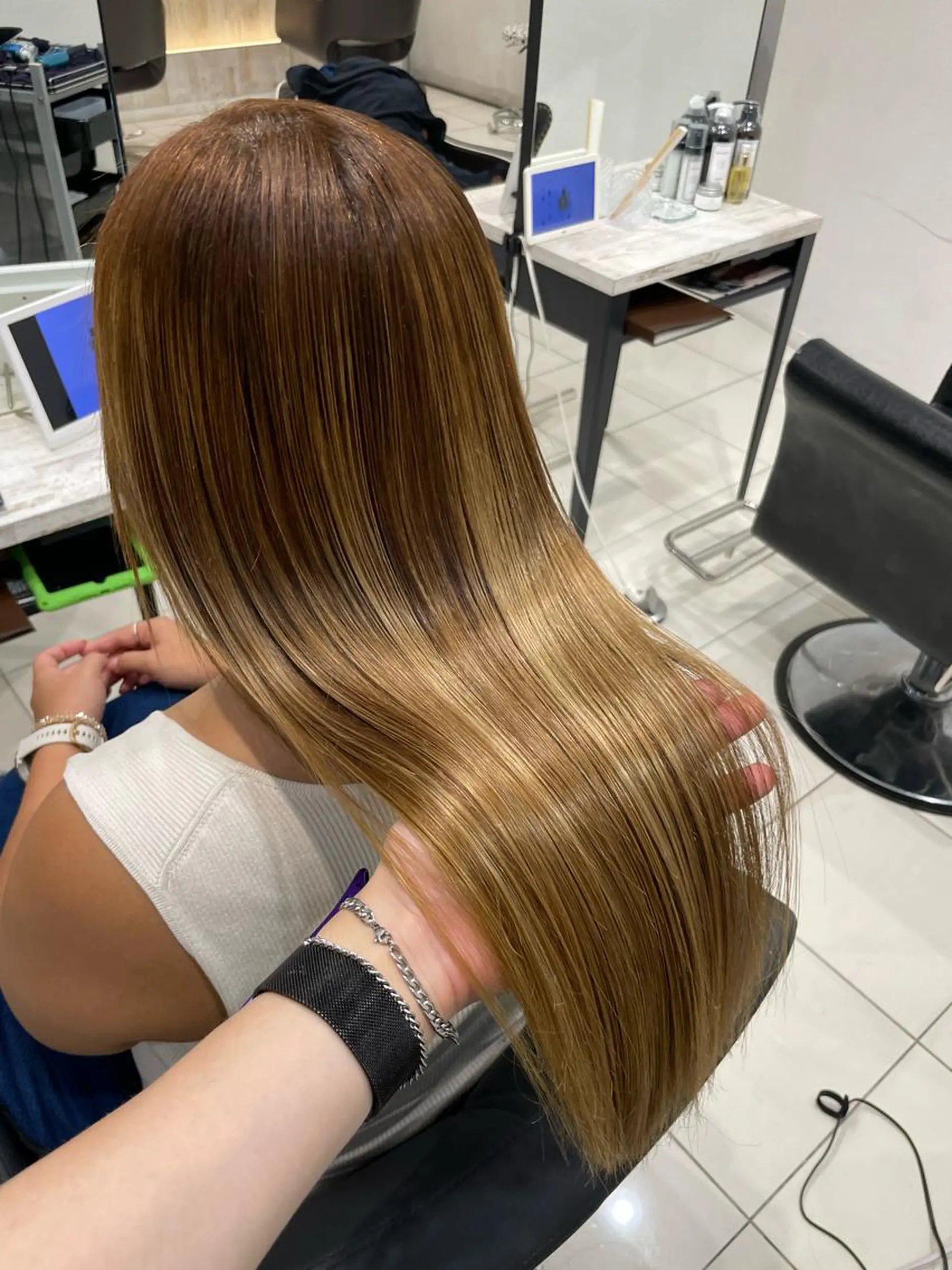 ロング カット 縮毛矯正 トリートメント 髪質改善縮毛矯正 kosuke_IJKのヘアスタイル
