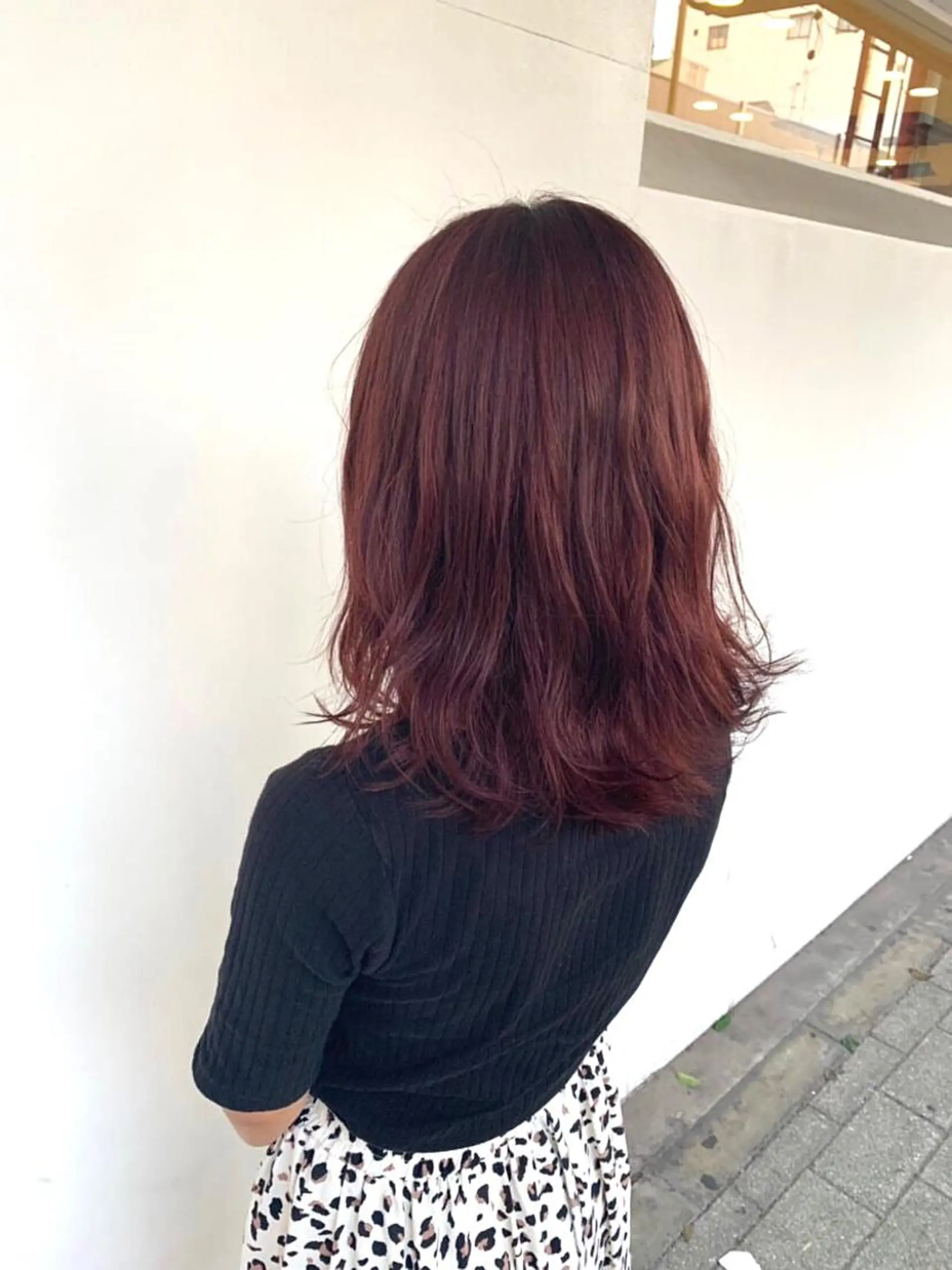 ショート カラー ボルドーカラー ヘアカラー シェアサロン　シエナ所属・東條 克義のヘアスタイル