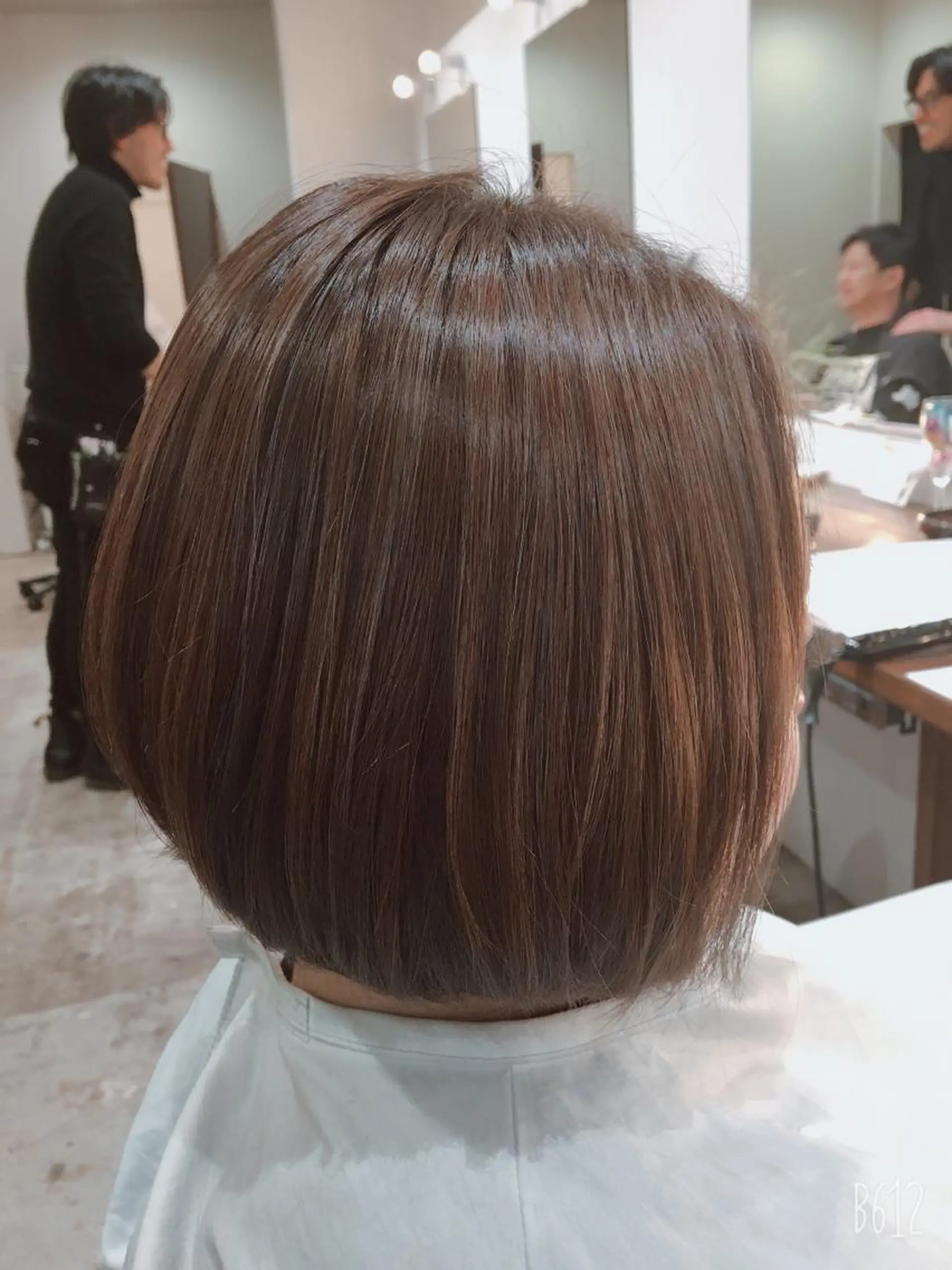カラー ハイライトカラー オカダ サヤカのヘアスタイル
