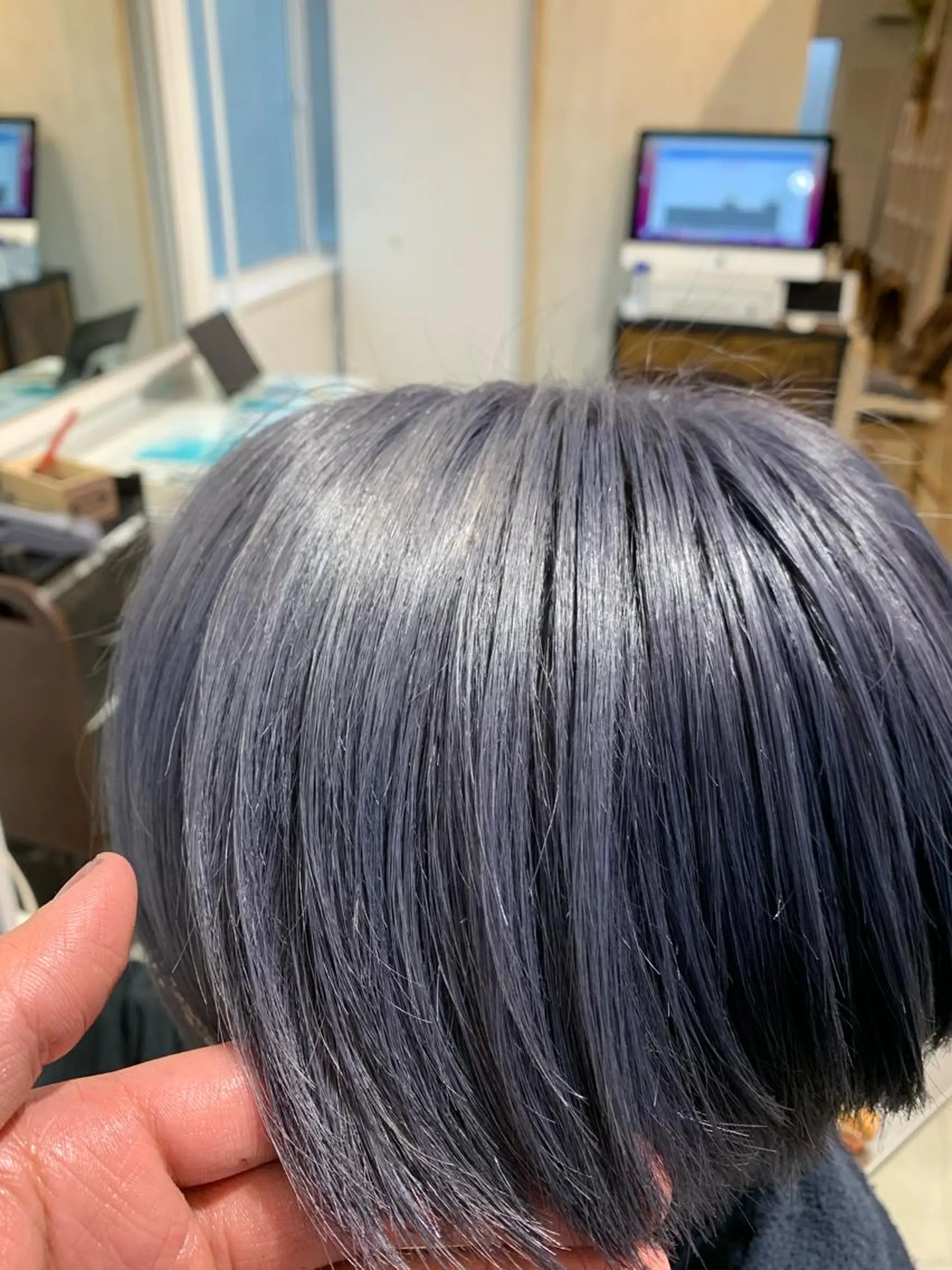 セミロング カラー ヘアアレンジ ヘアカラー トリートメント Sia中野新橋 『JUNYA』のヘアスタイル