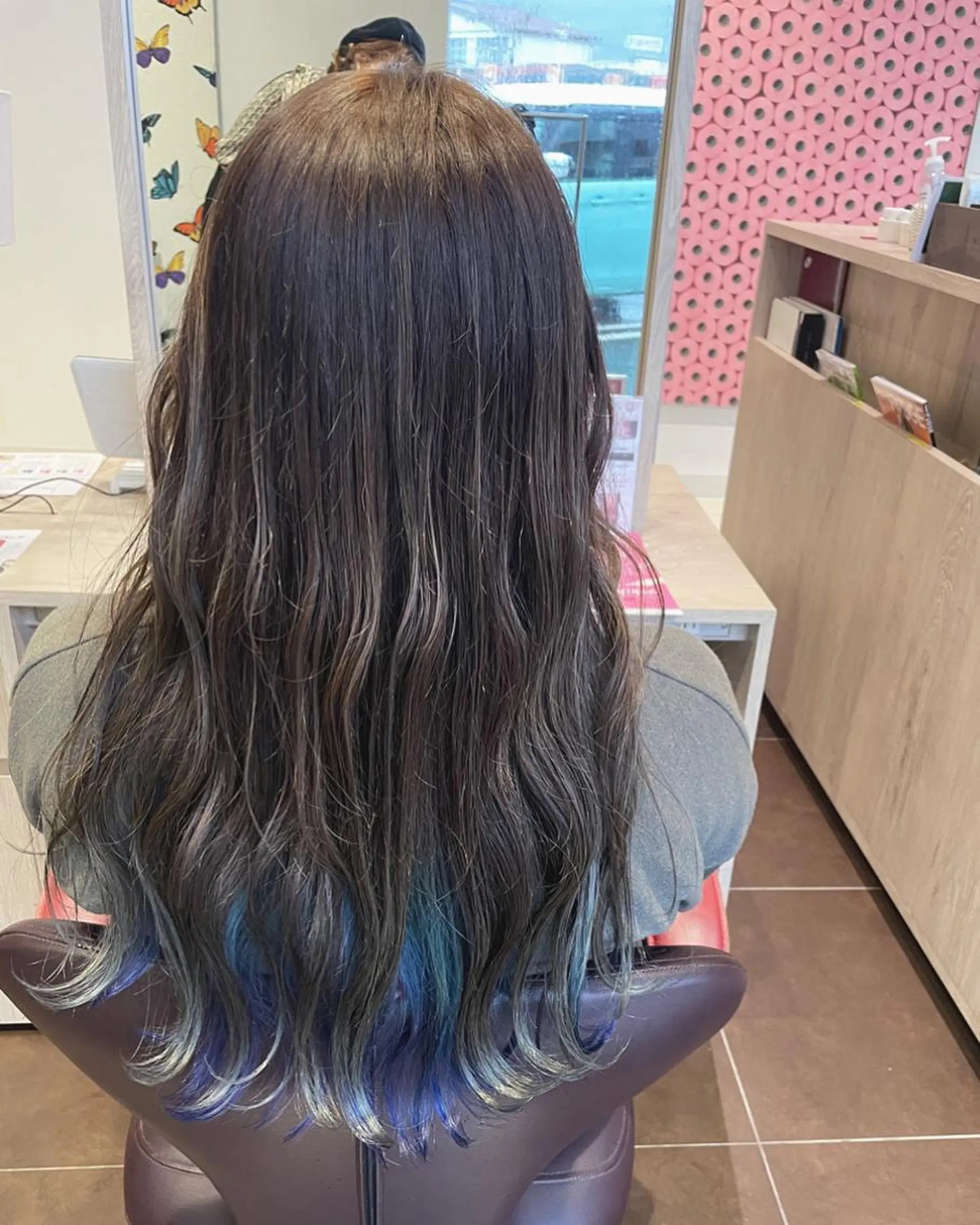 ロング カラー グラデーションカラー 山田 由貴のヘアスタイル