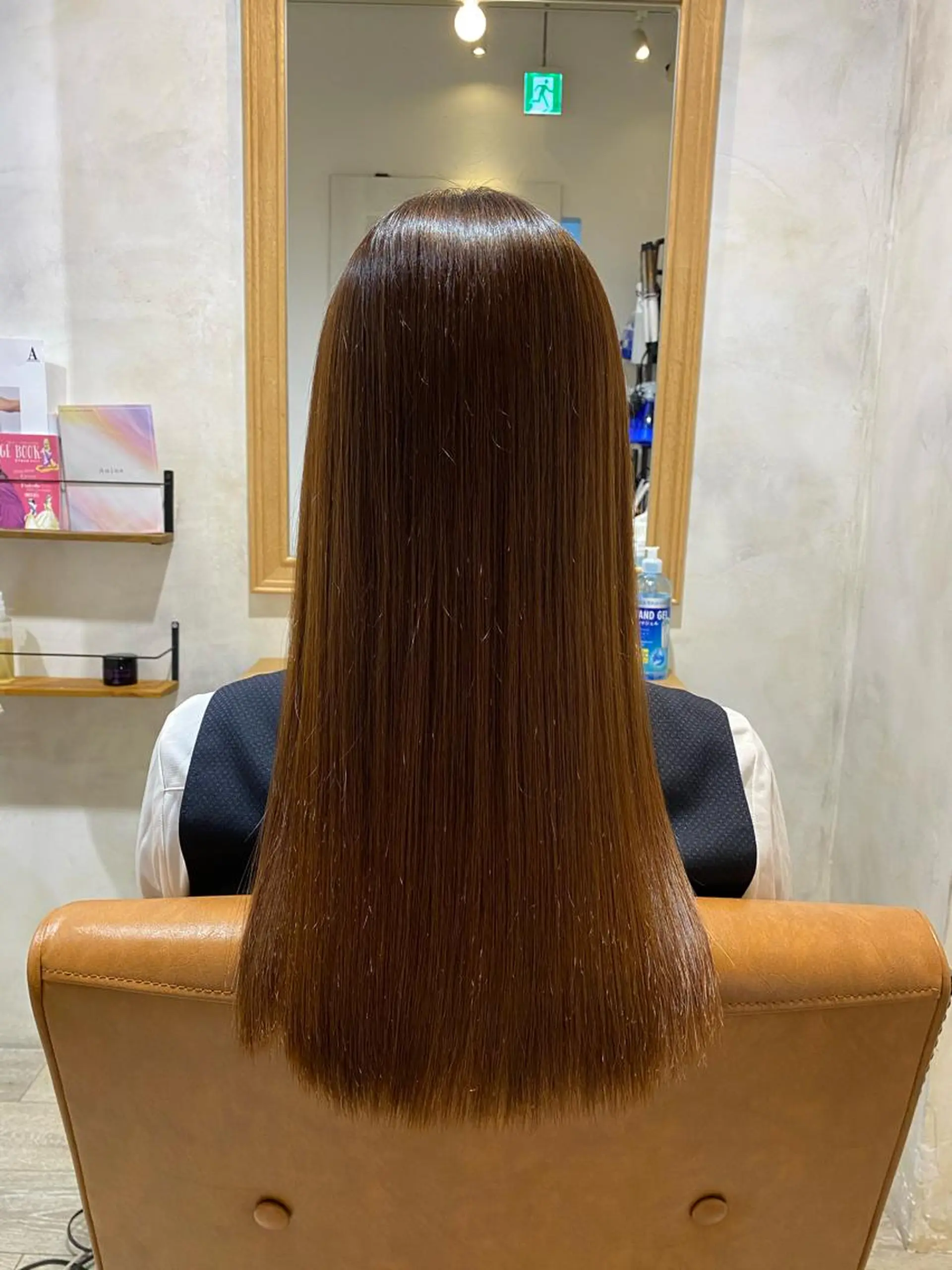 ロング カラー パーマ メンズ 縮毛矯正 安部 真輝のヘアスタイル
