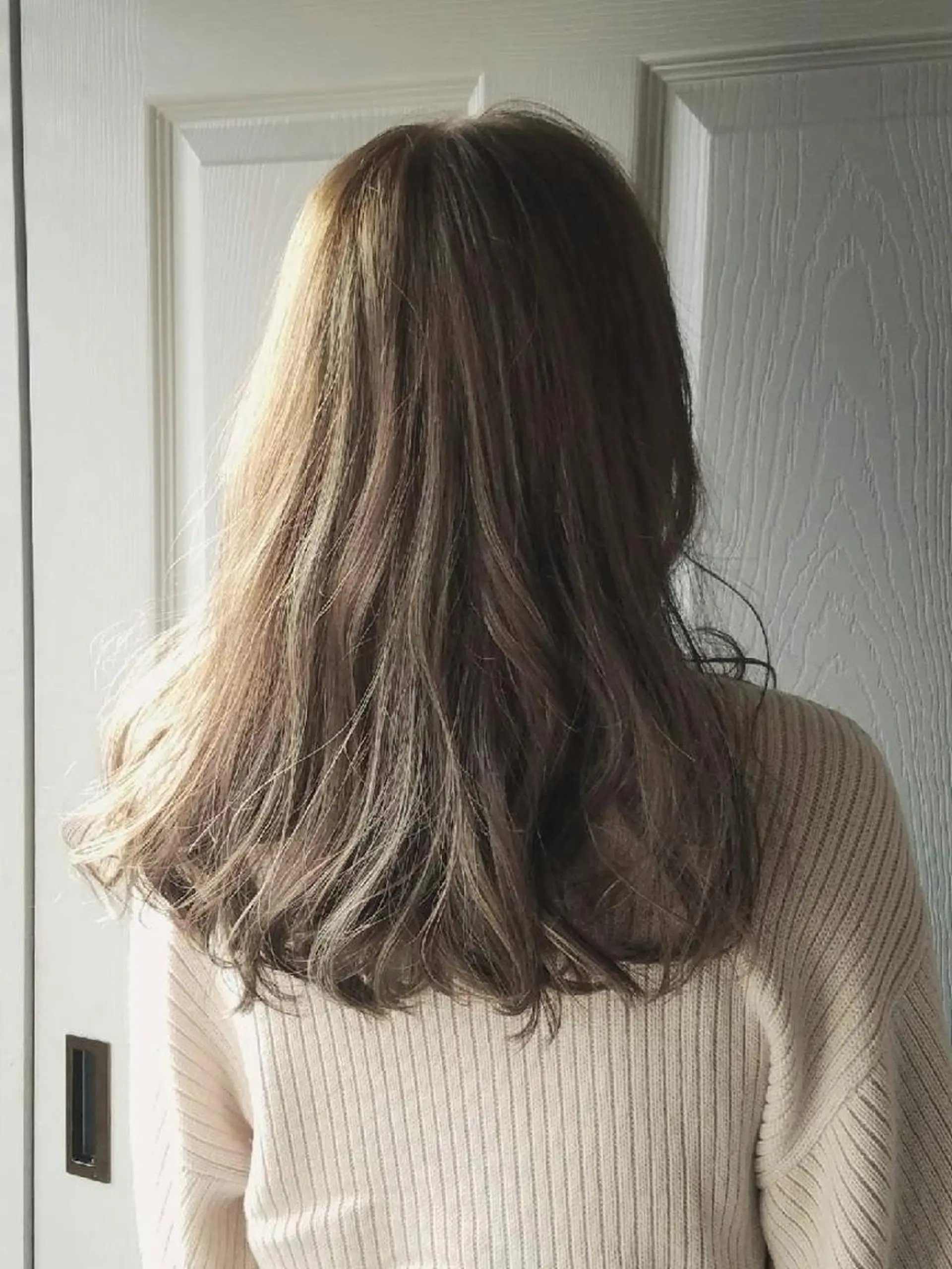 セミロング カラー ベージュカラー ヘアカラー カヤノ ミサキ𓇼𓆉 のヘアスタイル