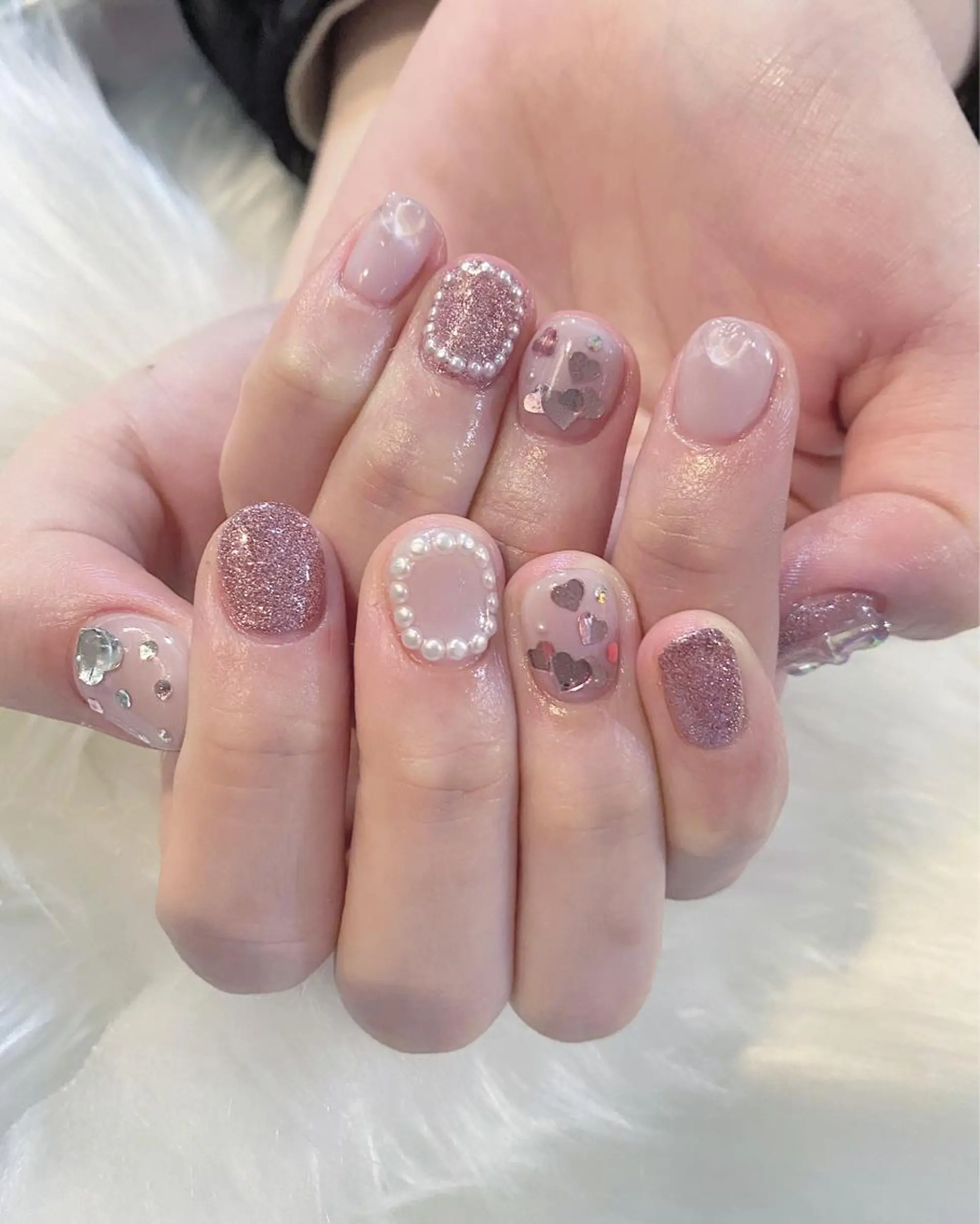 ネイル crystal ⭐︎ colorのネイルデザイン