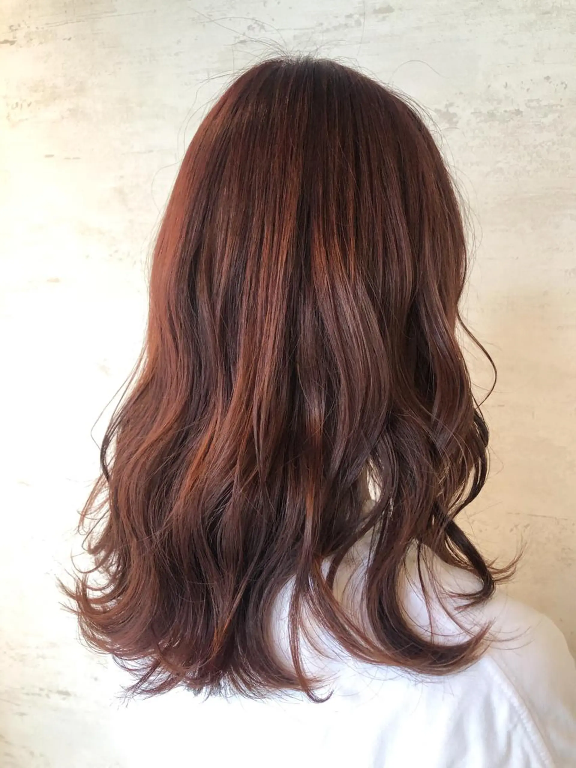 ロング ヘアカラー トリートメント 女性に人気♪ はやしほのかのヘアスタイル