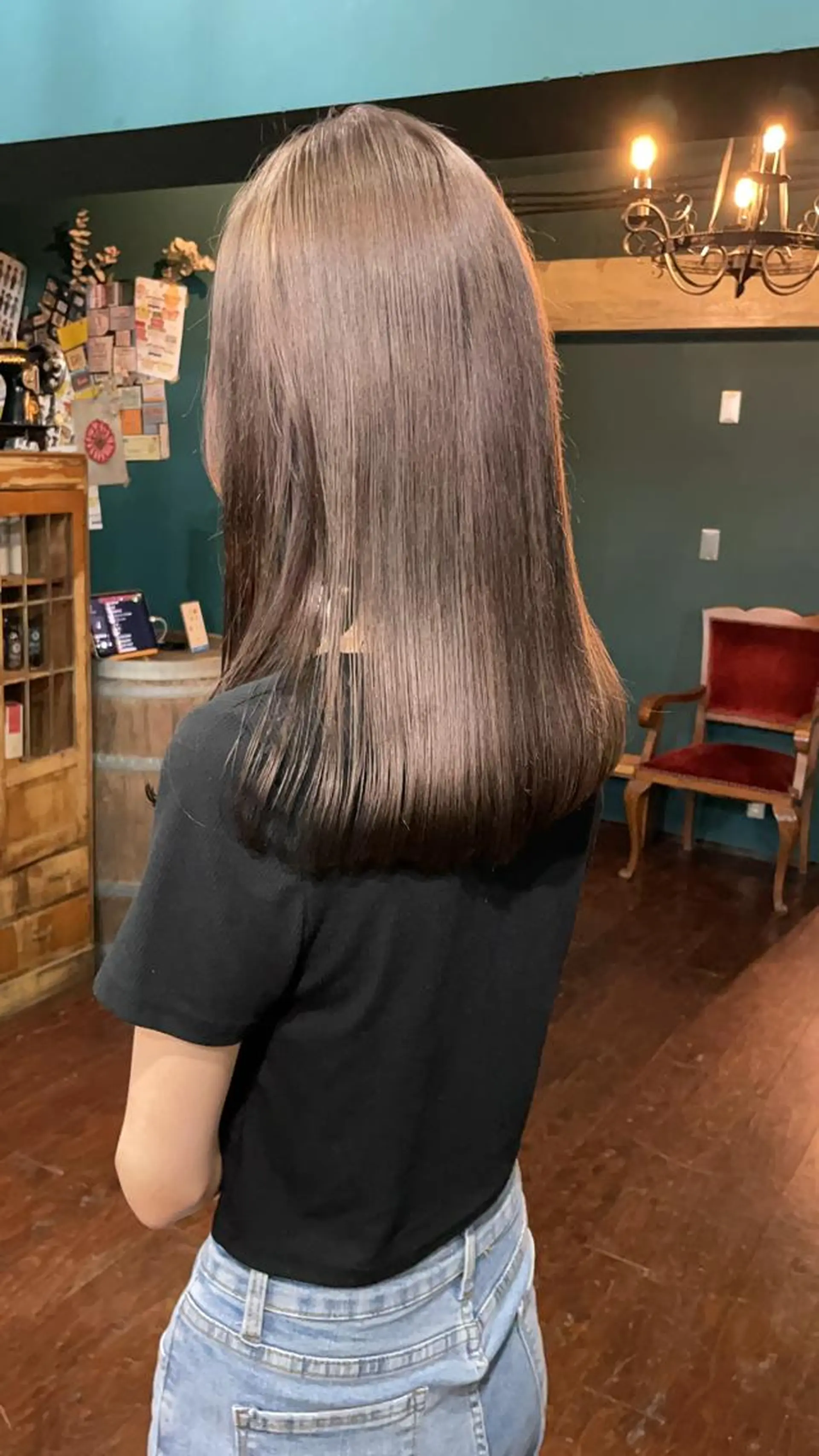 セミロング カット ヘアカラー トリートメント vivre libre所属・vivre libreのヘアスタイル