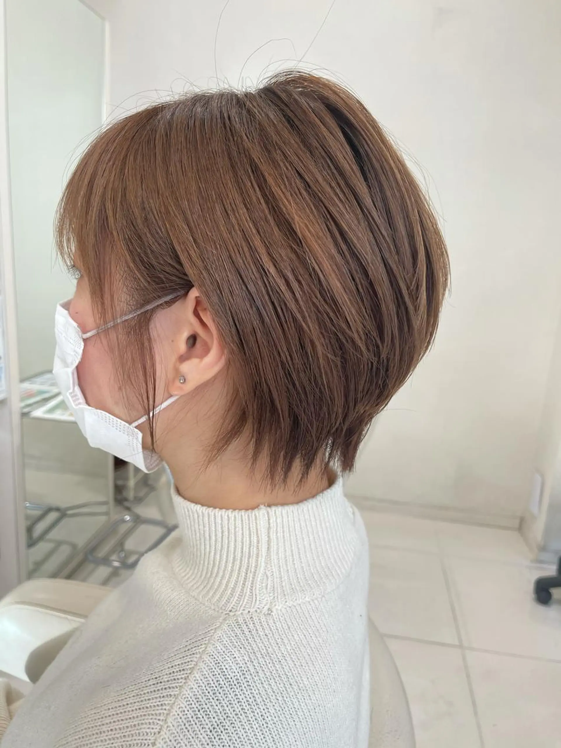 ショート 柏本 果菜のヘアスタイル