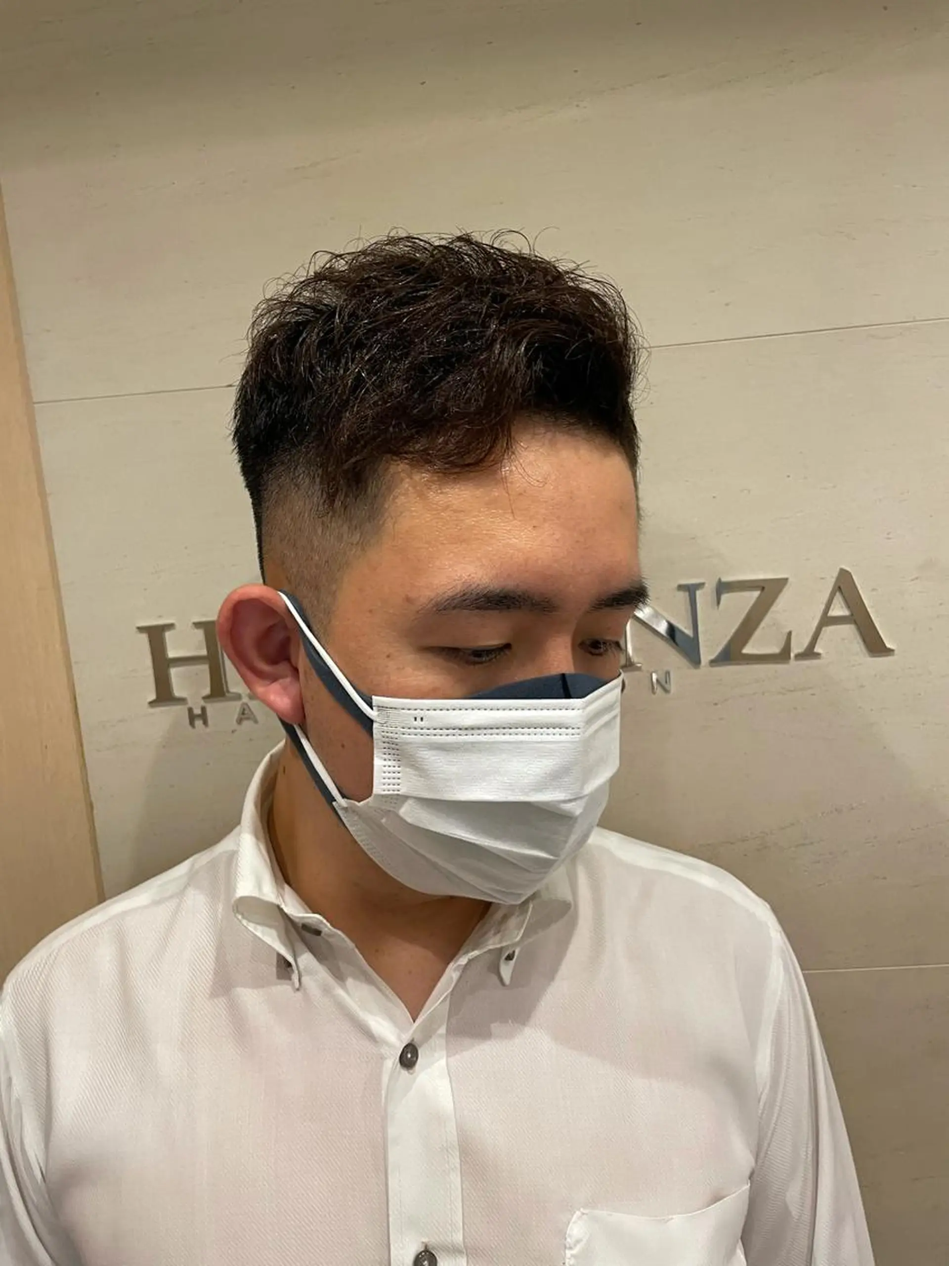 ショート メンズ ビジネス フェードカット カット指名No1漆原 聡のヘアスタイル