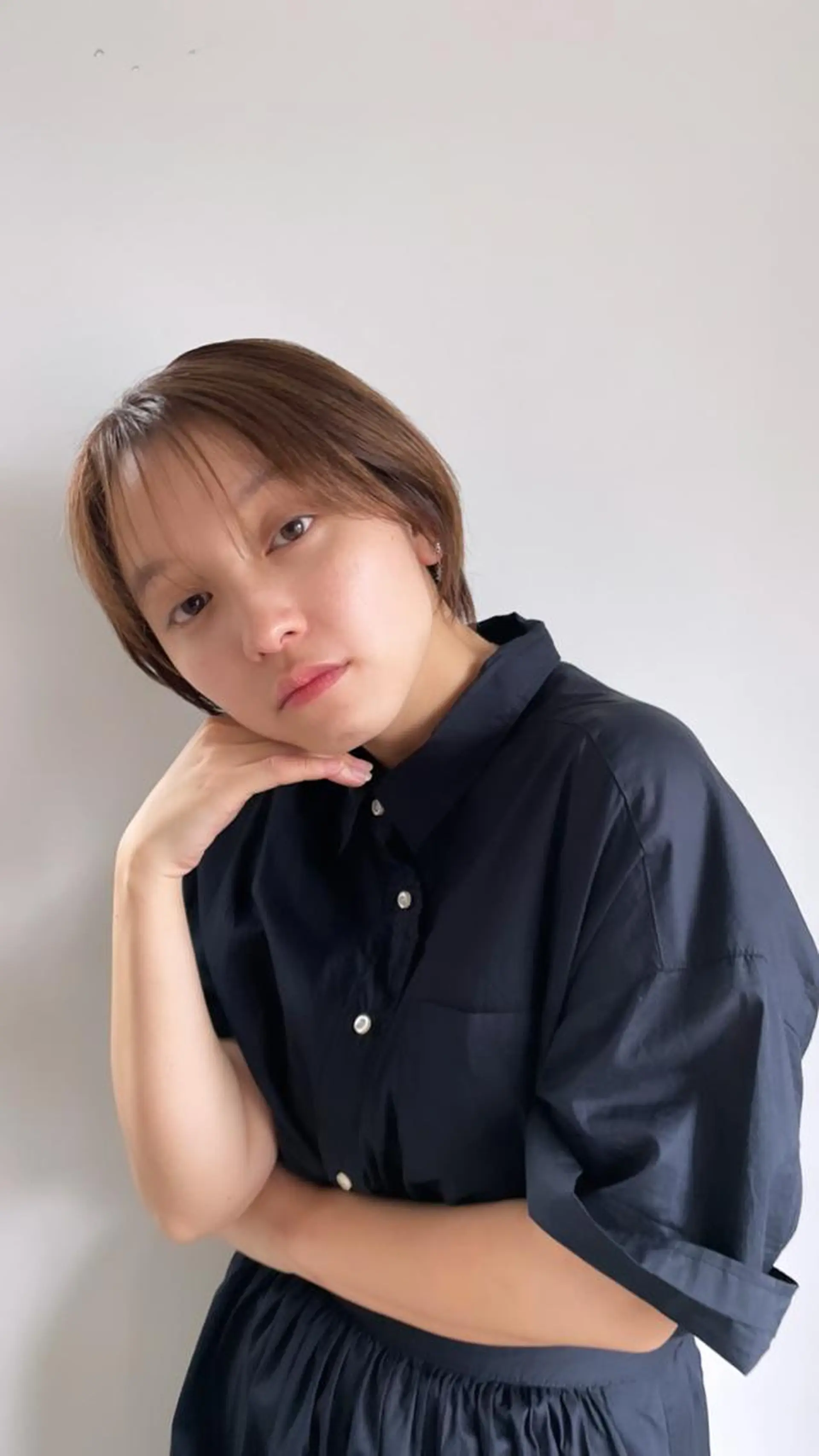 ショート カラー 透明感カラー ショートヘア カット ヘアカラー トリートメント Takuma Suzuki中目黒のヘアスタイル