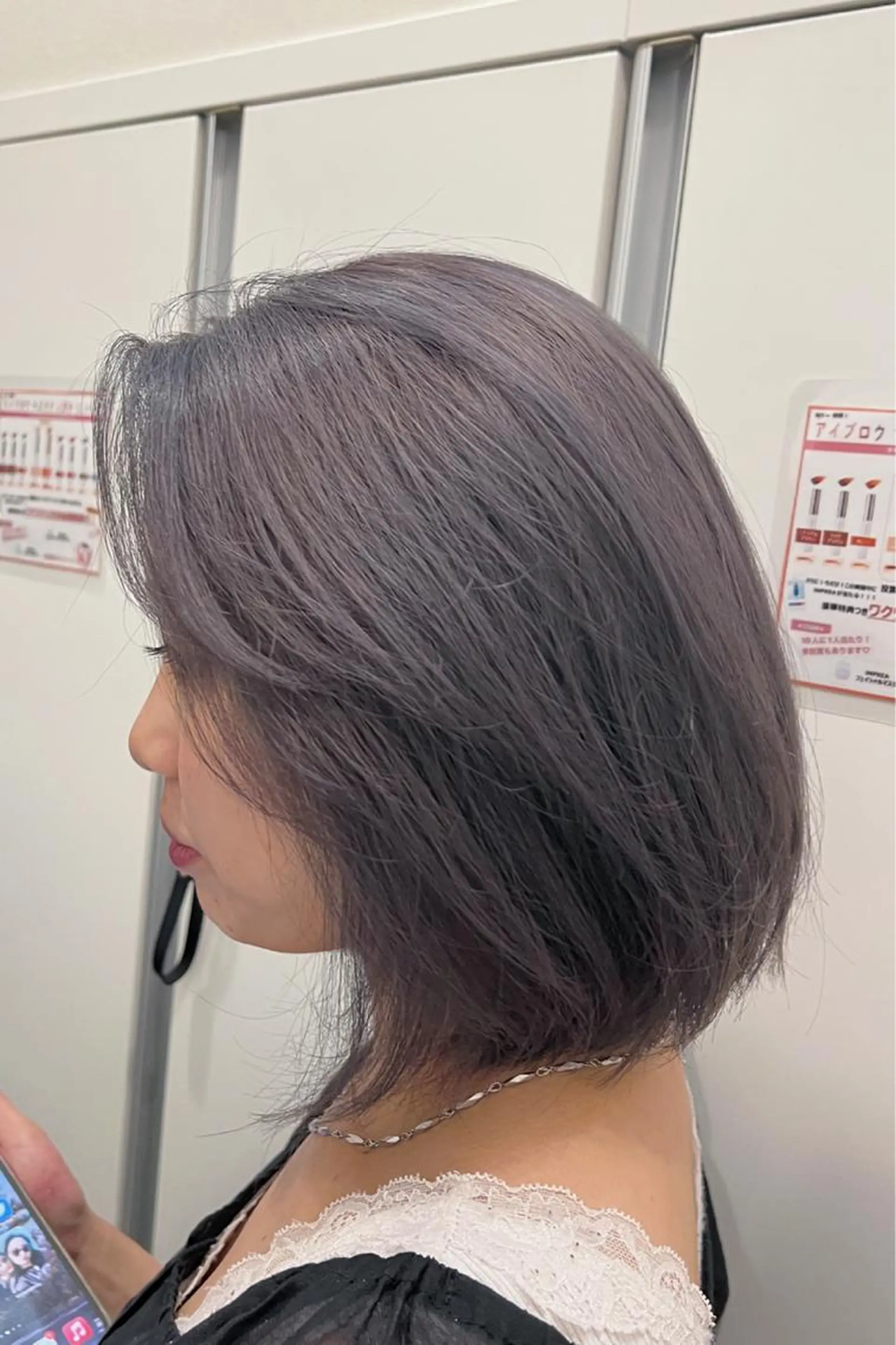 ミディアム カラー ヘアカラー 🤍細矢 杏奈／ 韓国風ヘア🤍のヘアスタイル