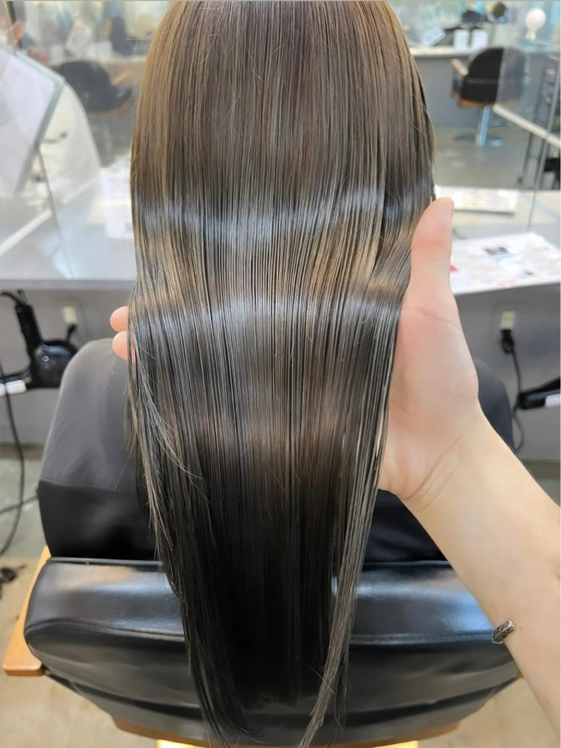 ロング カラー ブリーチ 髪質改善 トリートメント デザインカラー/ 火ノ見🪡のヘアスタイル