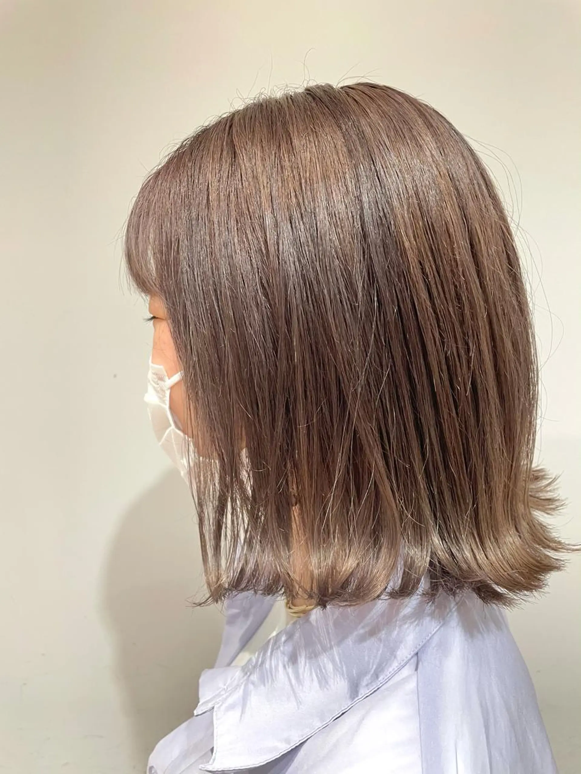 ショート カラー ベージュカラー ダブルカラー ラベンダーカラー ラベンダーベージュ 🌈🌸あおき みちる🌟💗のヘアスタイル