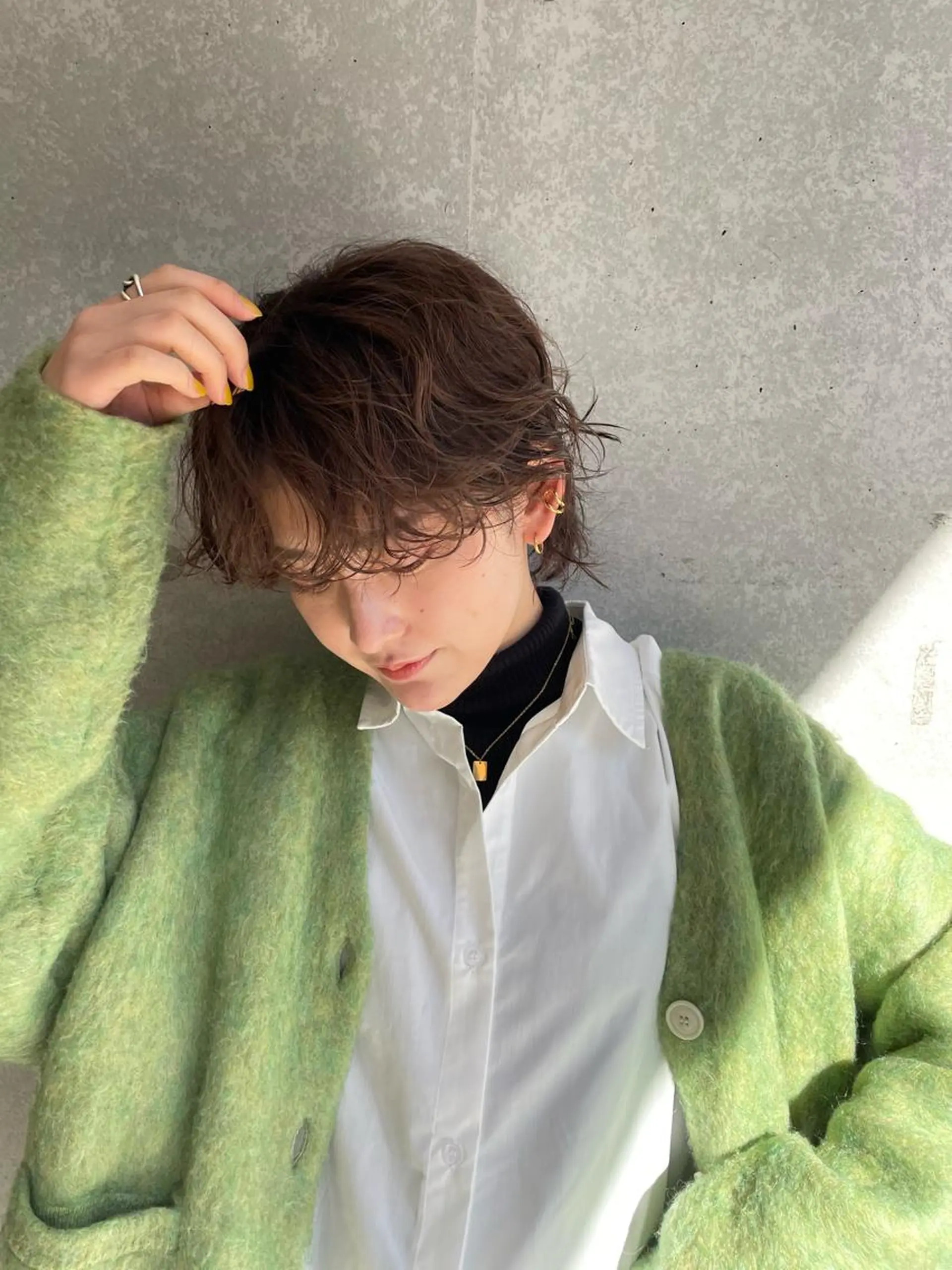 ショート カット パーマ 🤍モテ髪🤍 🪽店長anju🪽のヘアスタイル