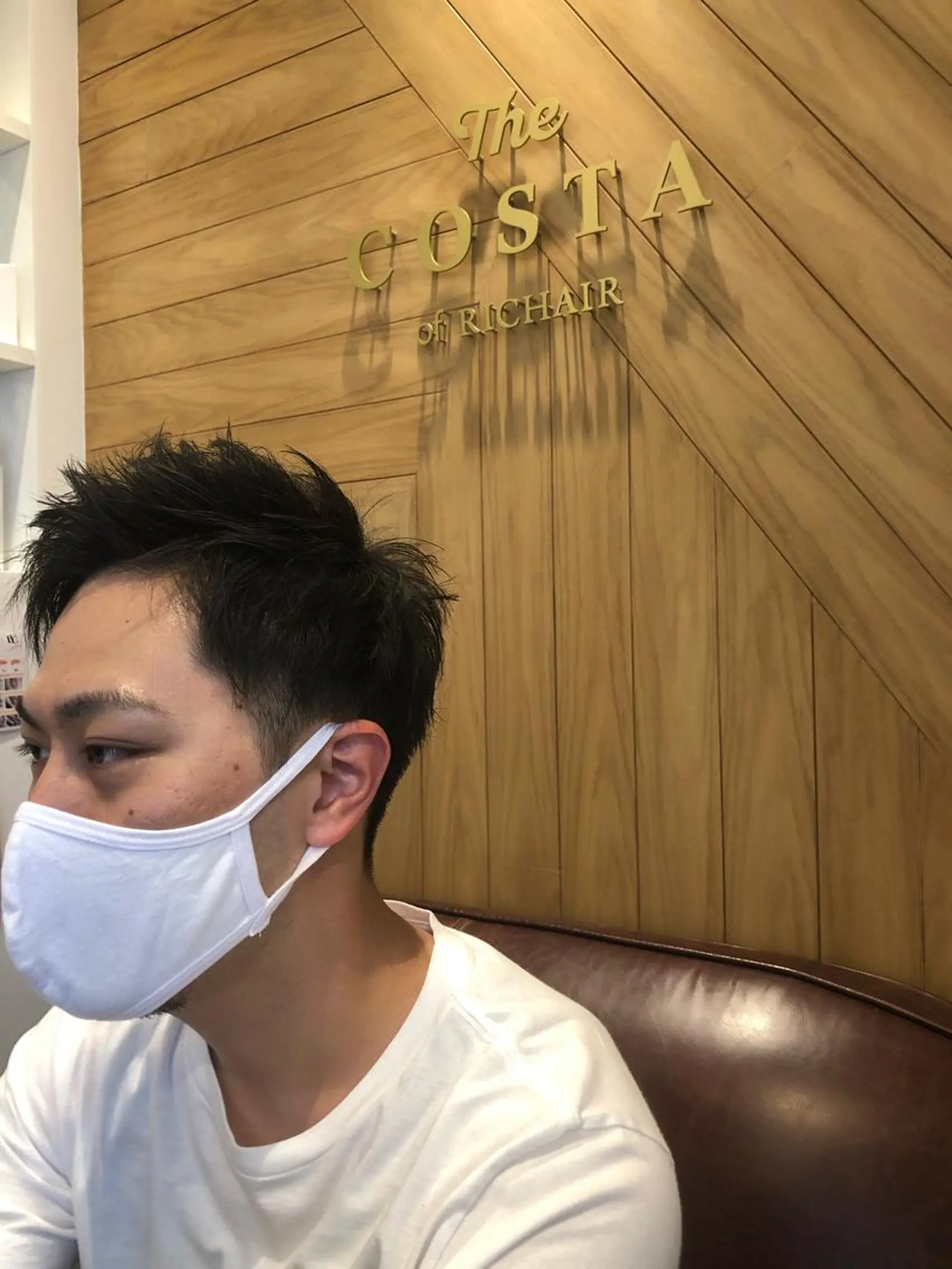 ショート メンズ 鈴村 大介のヘアスタイル