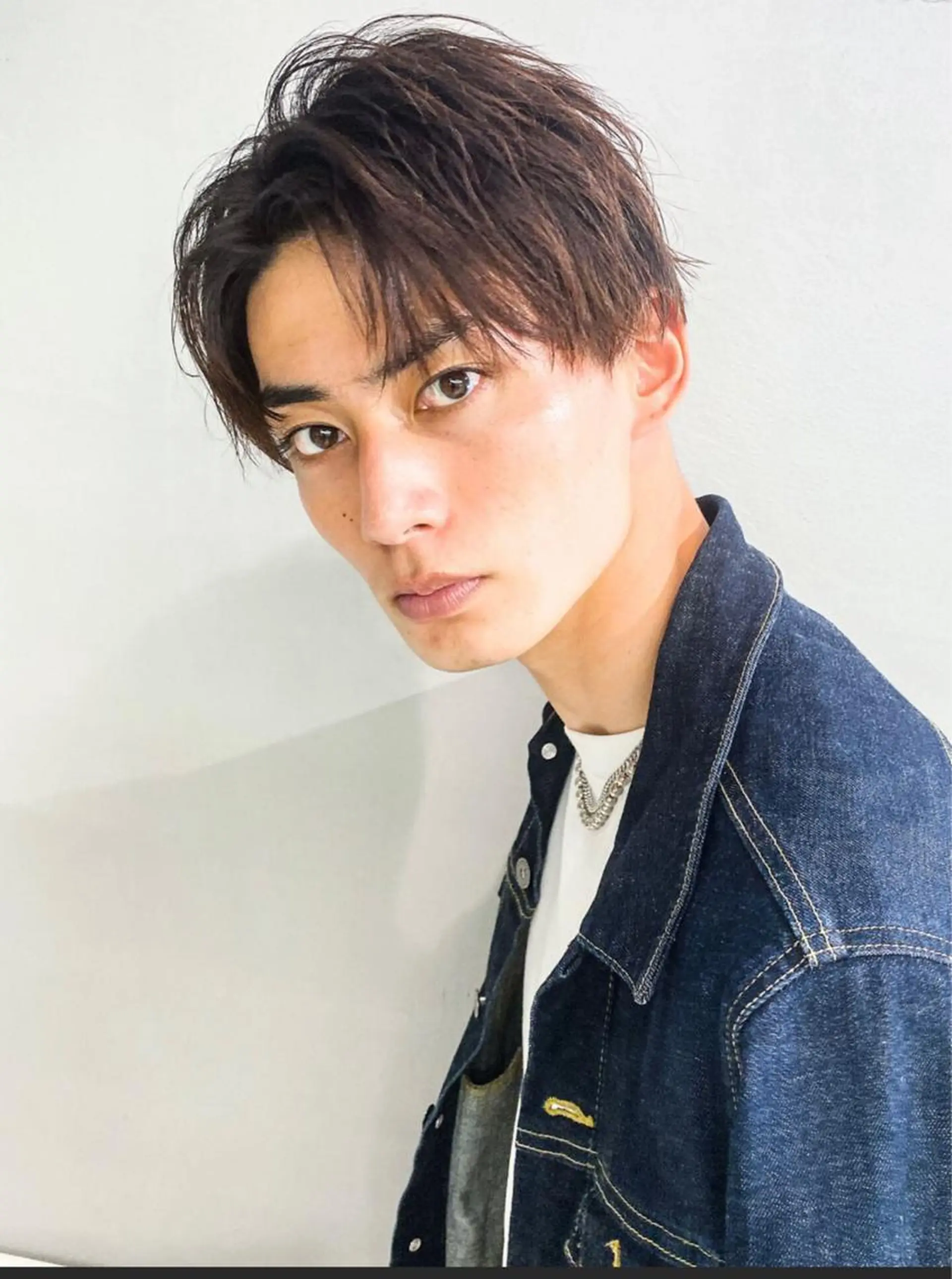 ショート パーマ メンズ カット トリートメント ヘッドスパ 💎韓国風レイヤー/ 透明感💎藤咲僚汰のヘアスタイル