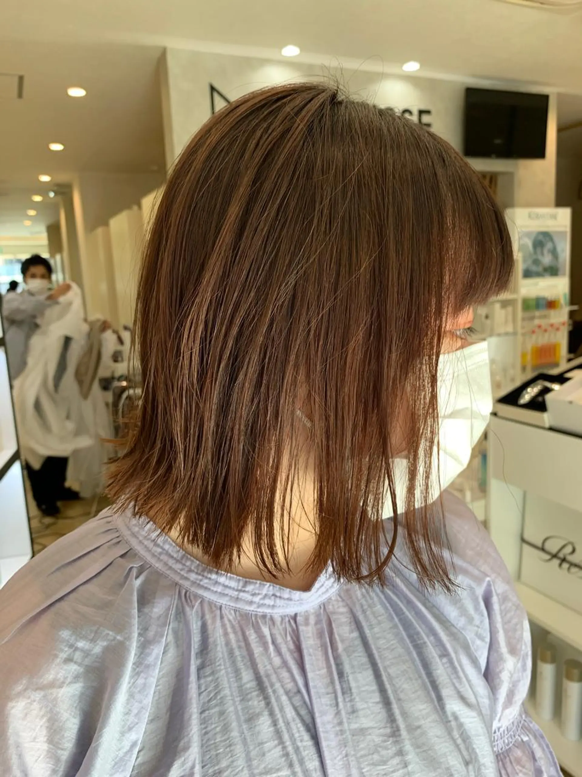 ショート カット ヘアカラー トリートメント 西新/siohair 似合わせ/石尾刻矢のヘアスタイル