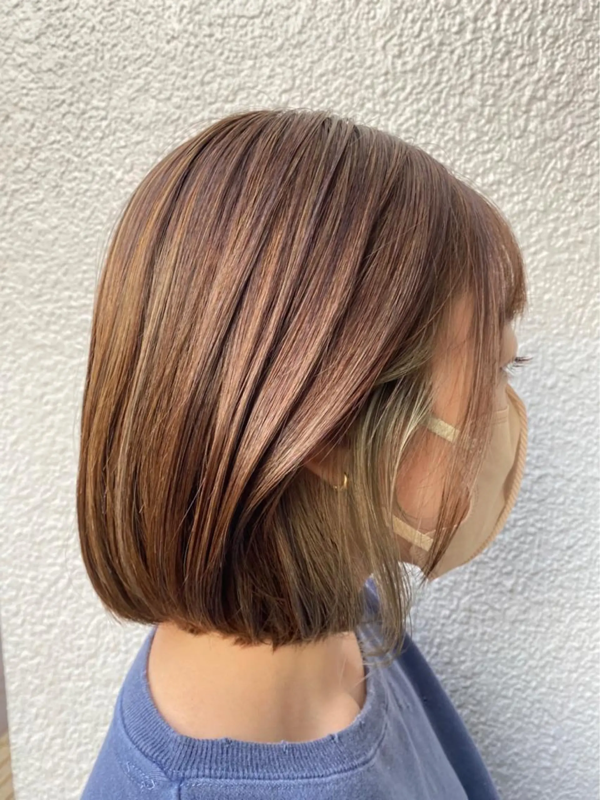 カラー ベージュカラー オリーブベージュ こじま しょういちのヘアスタイル