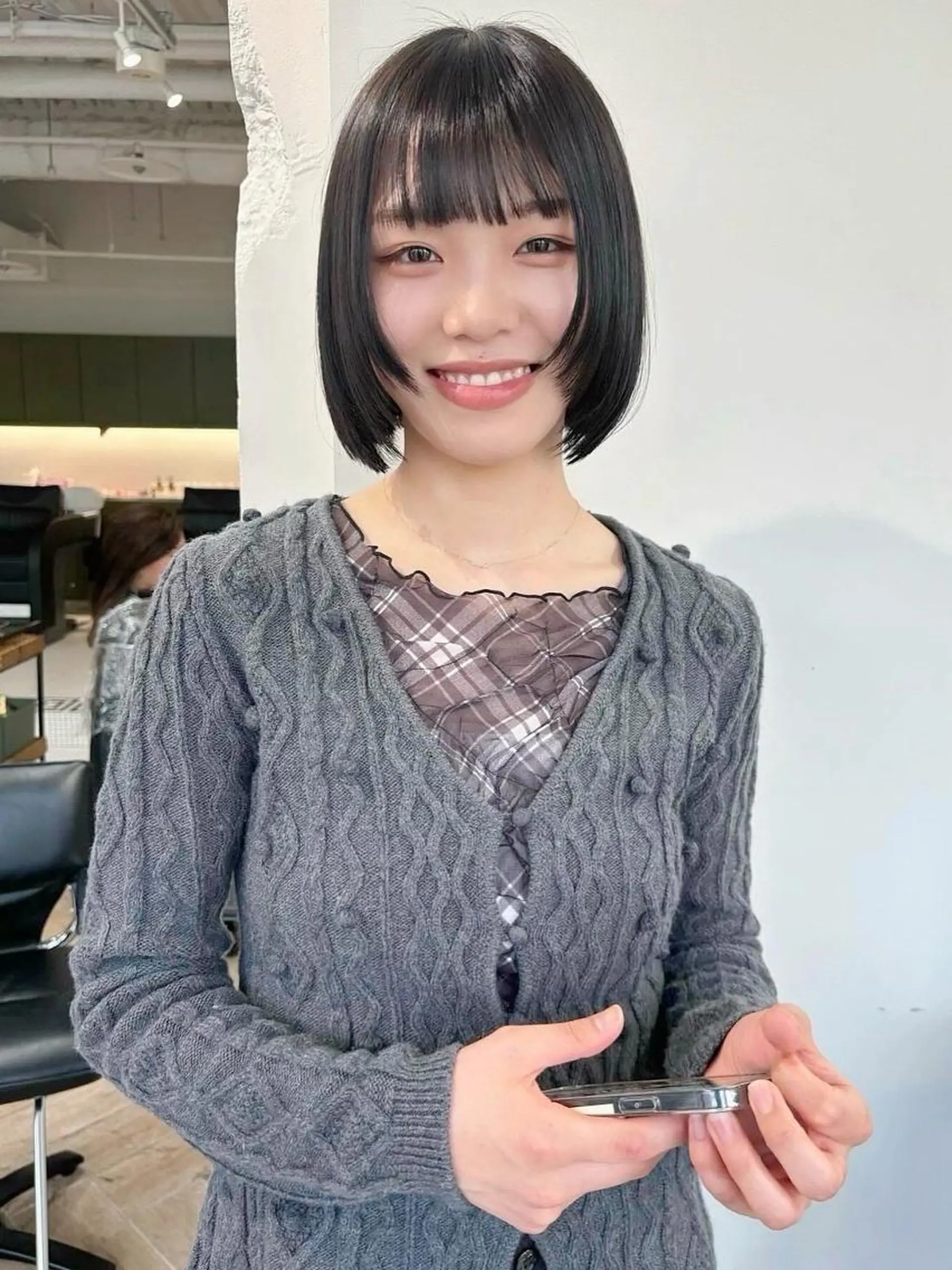 ミディアム 艶カラー🤍新潟/ 小新/マオのヘアスタイル