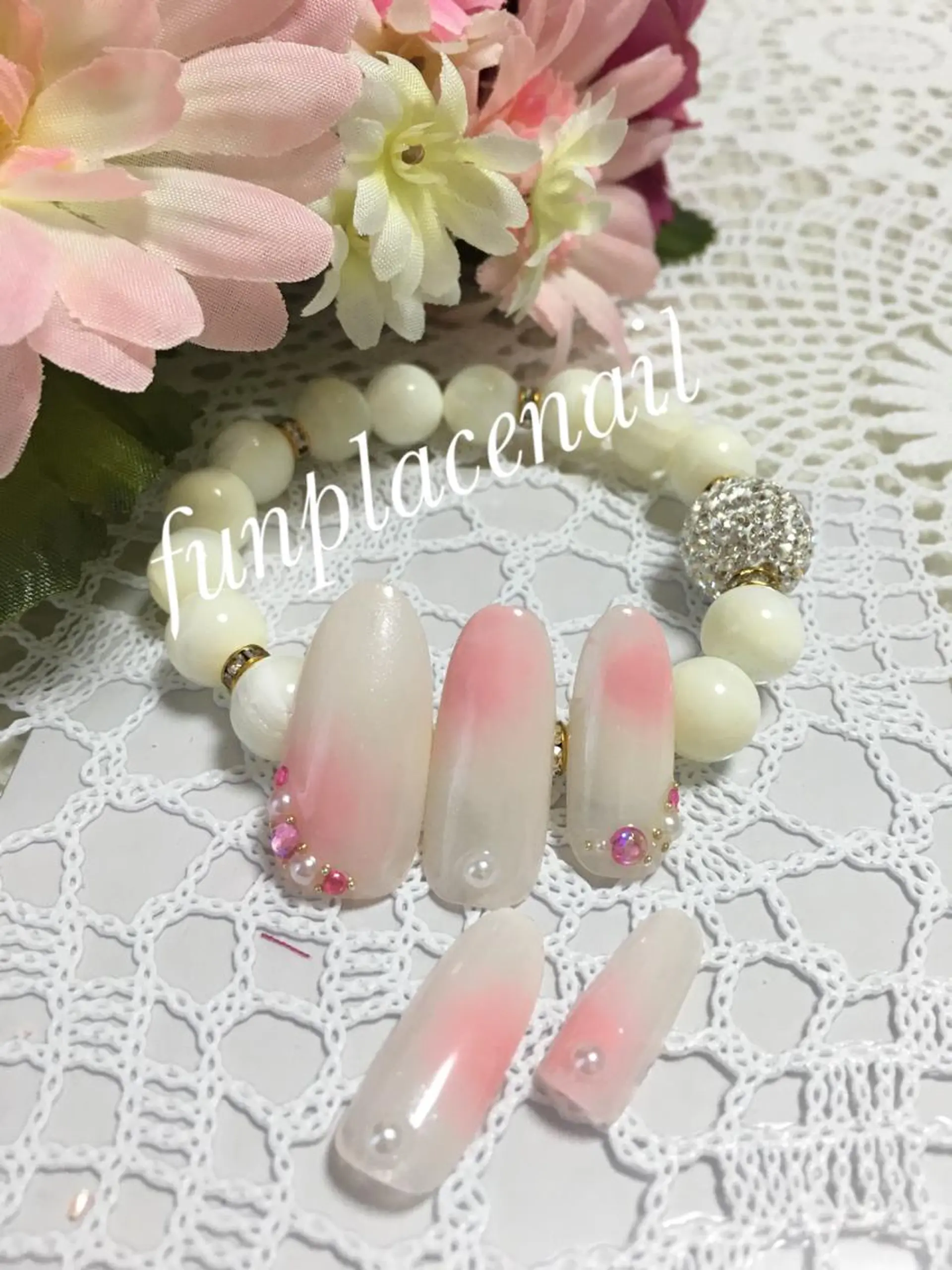 ショート ミディアム セミロング ロング カラー パーマ ヘアアレンジ メンズ キッズ ネイル まつエク アートネイル nail salon&school felice所属・フェリーチェ瑞江店 新山のネイルデザイン