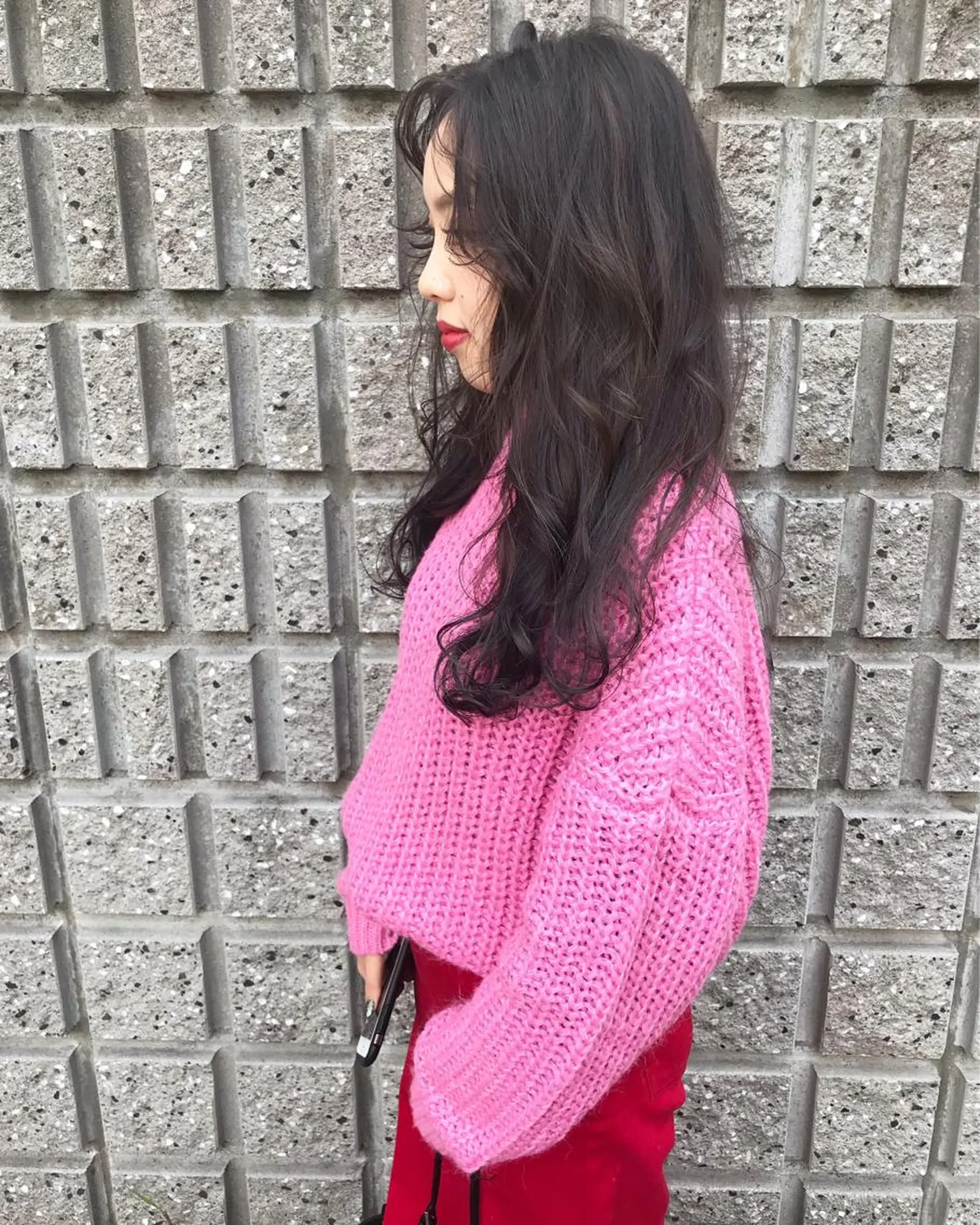 ロング カラー ヘアカラー トリートメント レイヤー/顔周り /AKARIのヘアスタイル