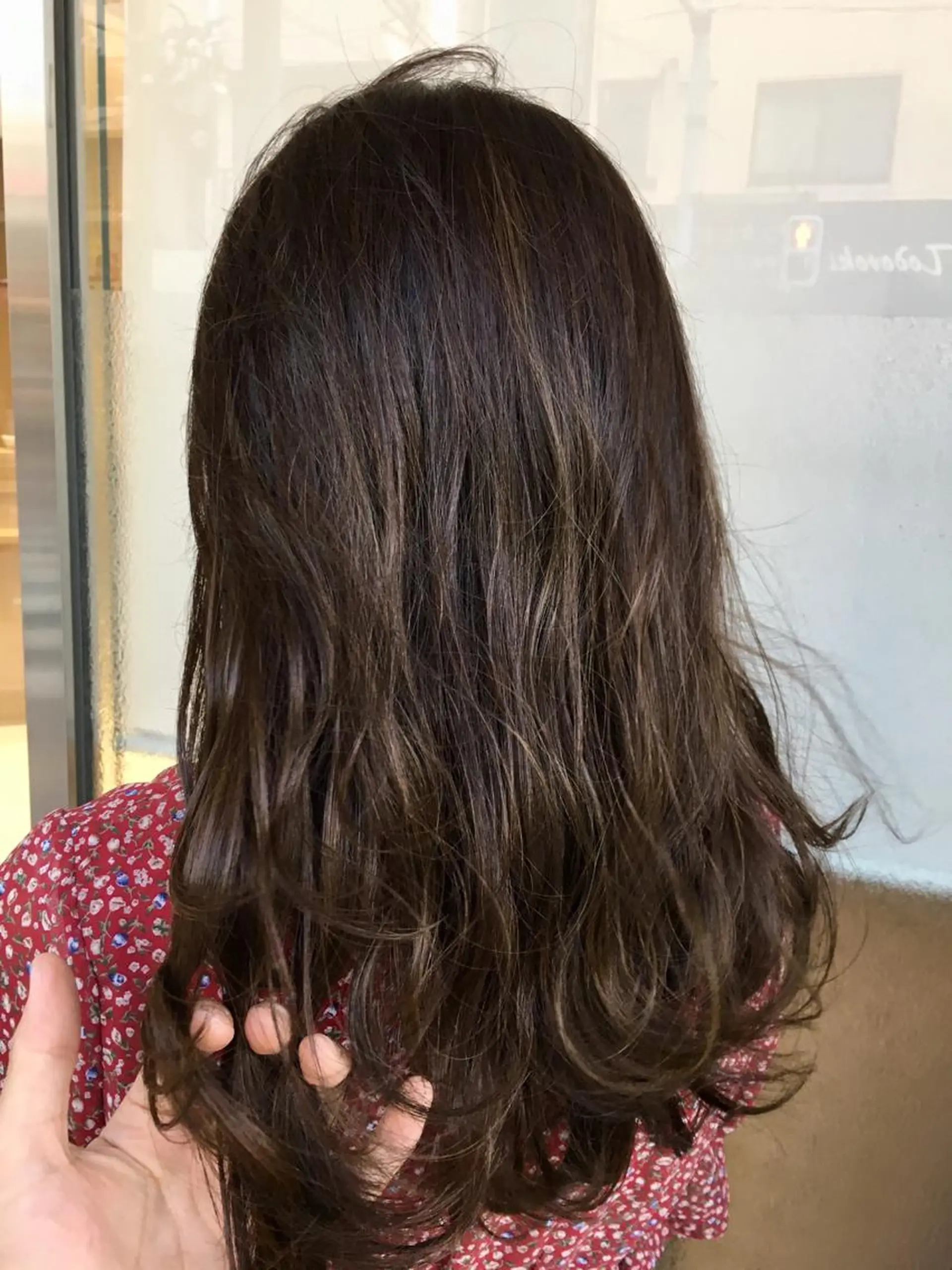 ロング カラー ヘアアレンジ ベージュカラー ハイライトカラー ハイライト 寺内 紳悟のヘアスタイル