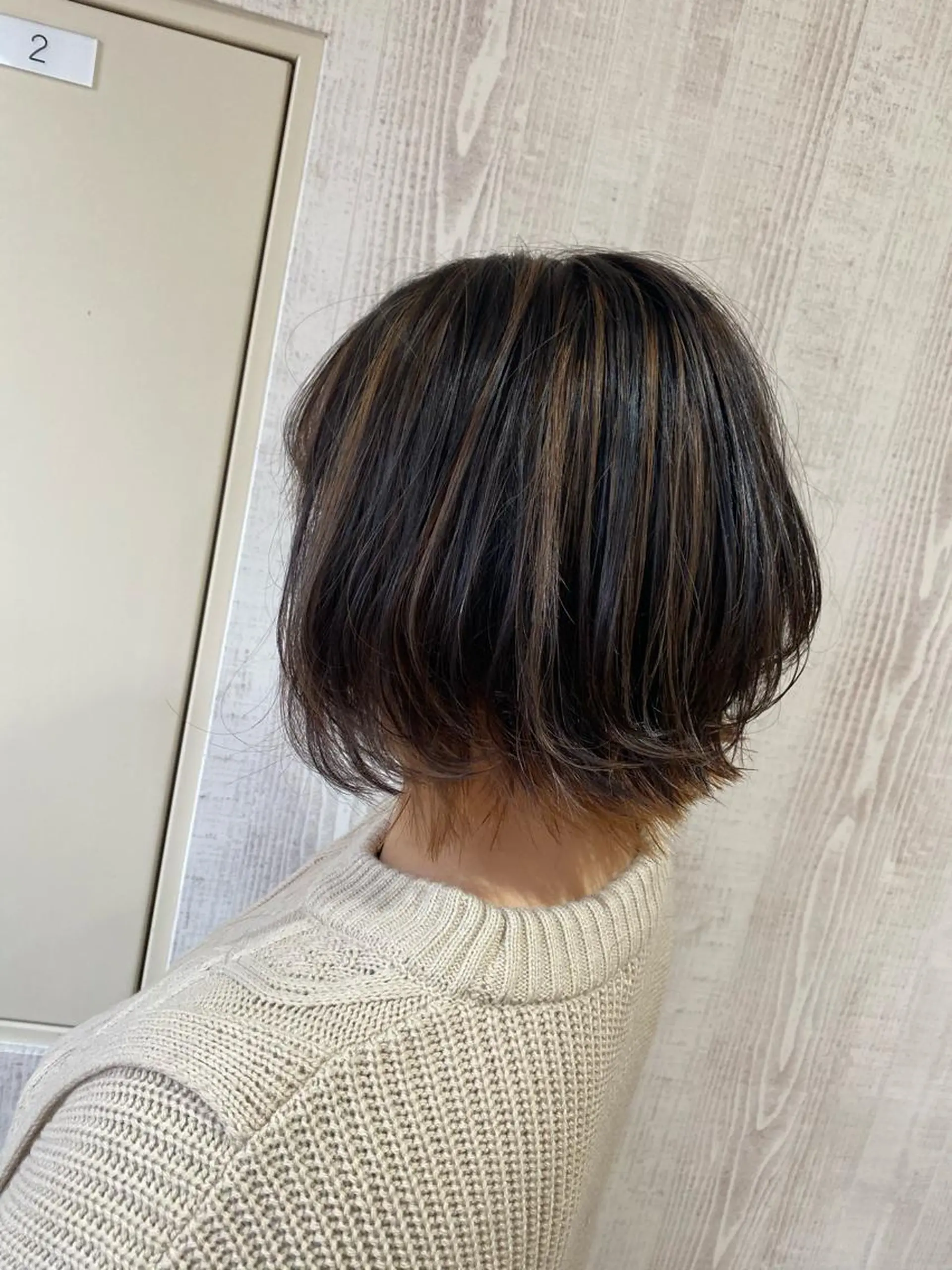 ショート カラー ハイライトカラー ハイライト レイヤーカット ウルフカット カット ヘアカラー トリートメント Kazu .Kのヘアスタイル